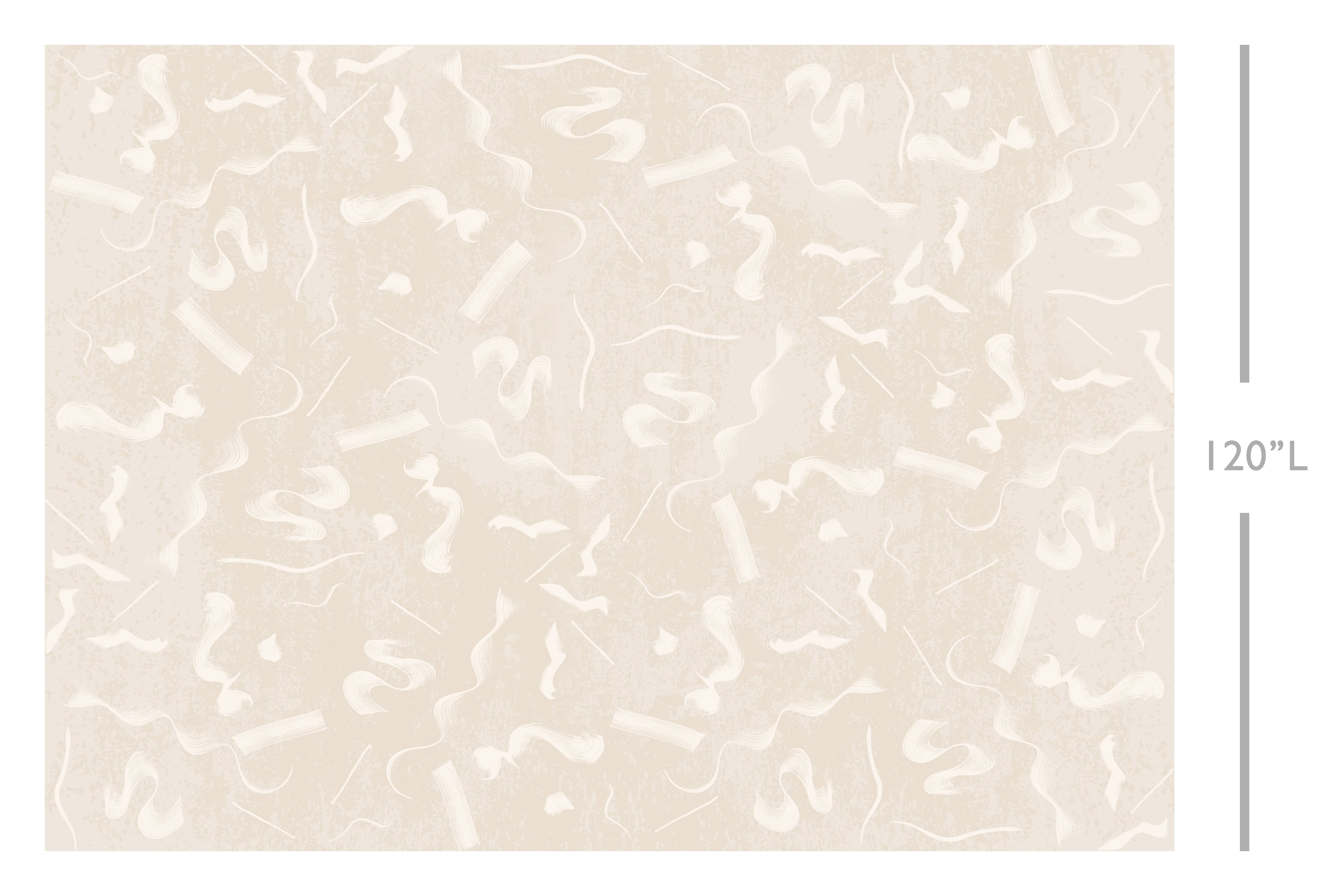 Fusilli© Wallpaper in chalk