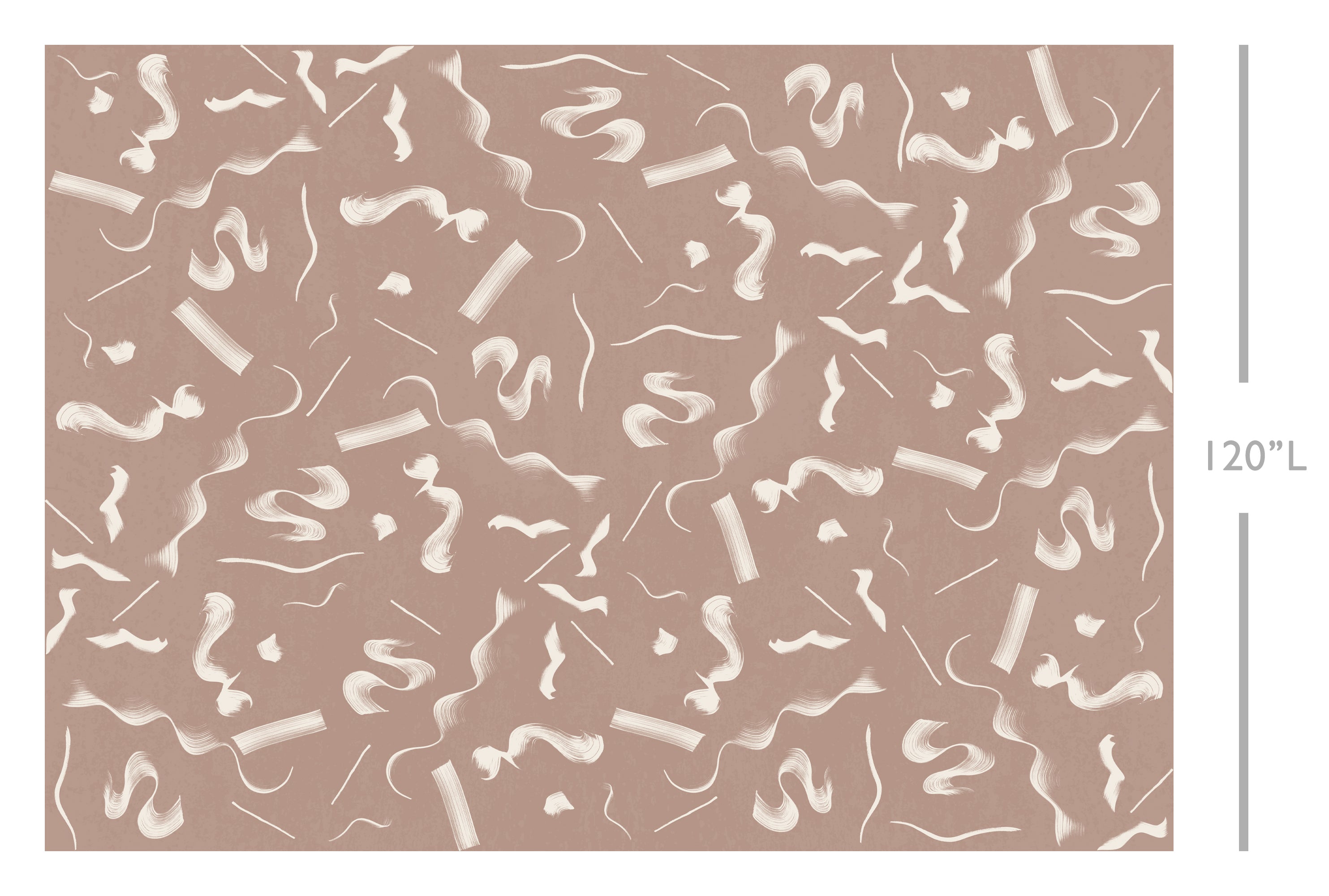 Fusilli© Wallpaper in terracotta