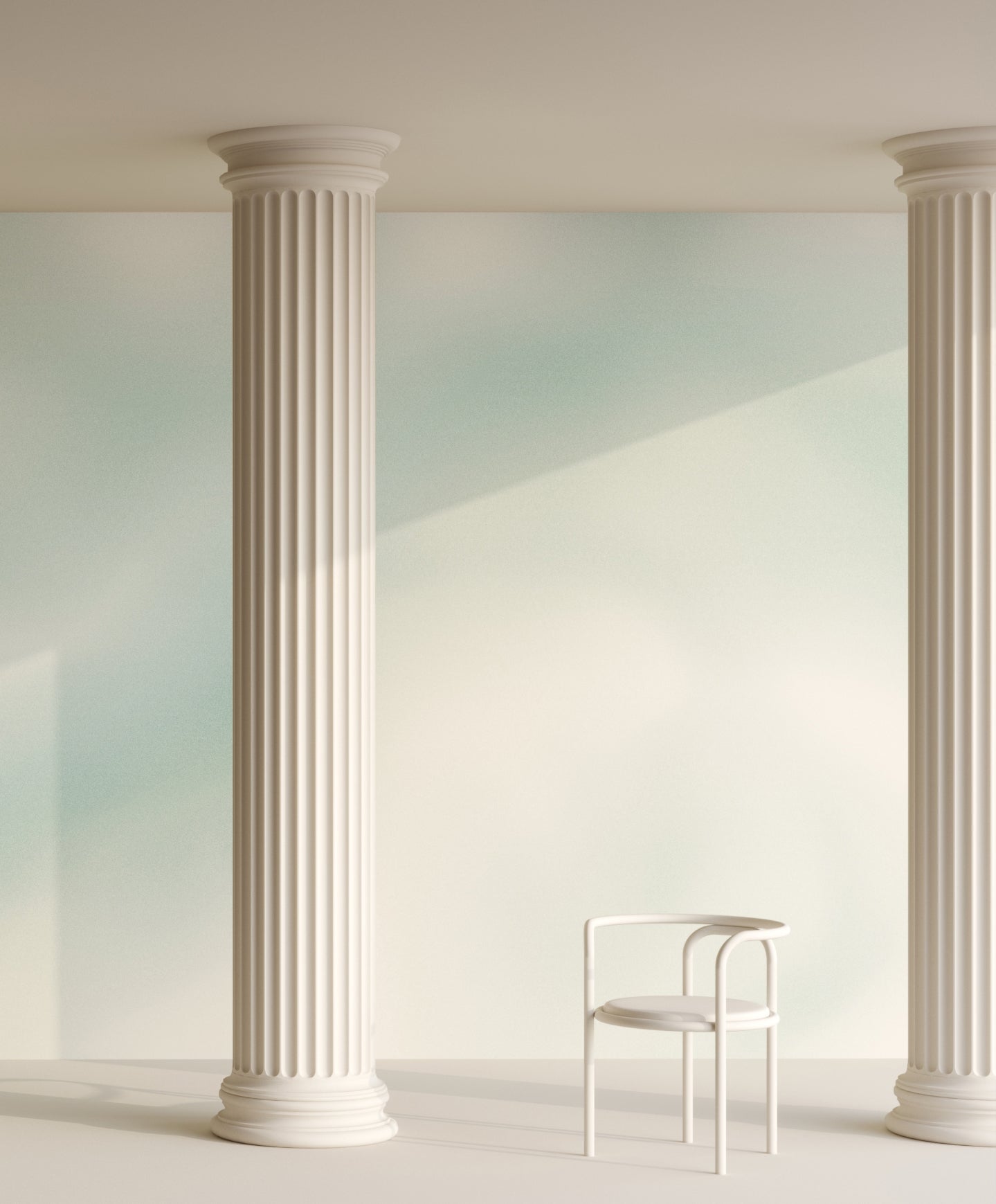 Galaxy© Mural Wallpaper in Jade Mist