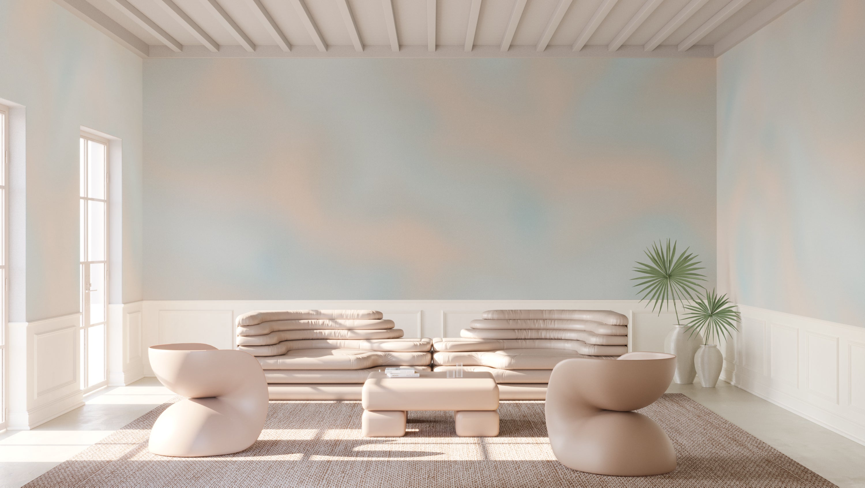 Galaxy© Mural Wallpaper in Sea