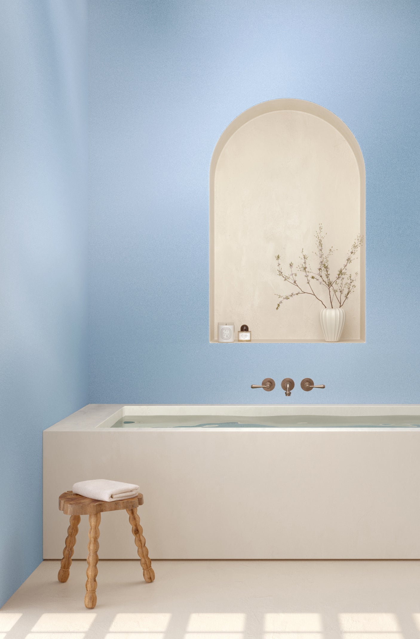 Galaxy© Mural Wallpaper in Sky Blue