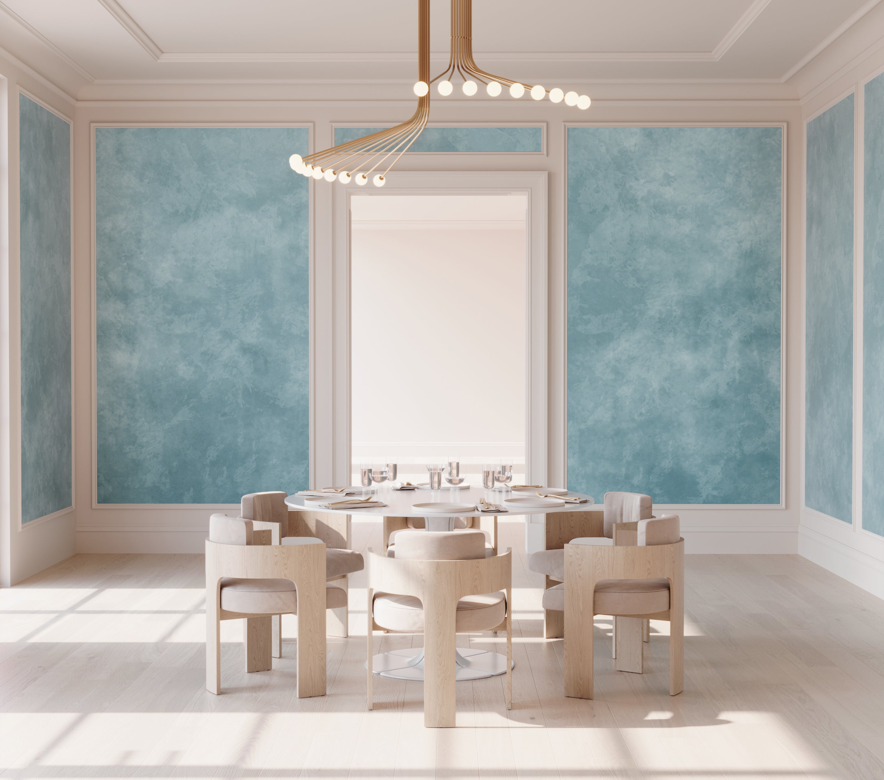 Heavenly© Mural Wallpaper in Blue