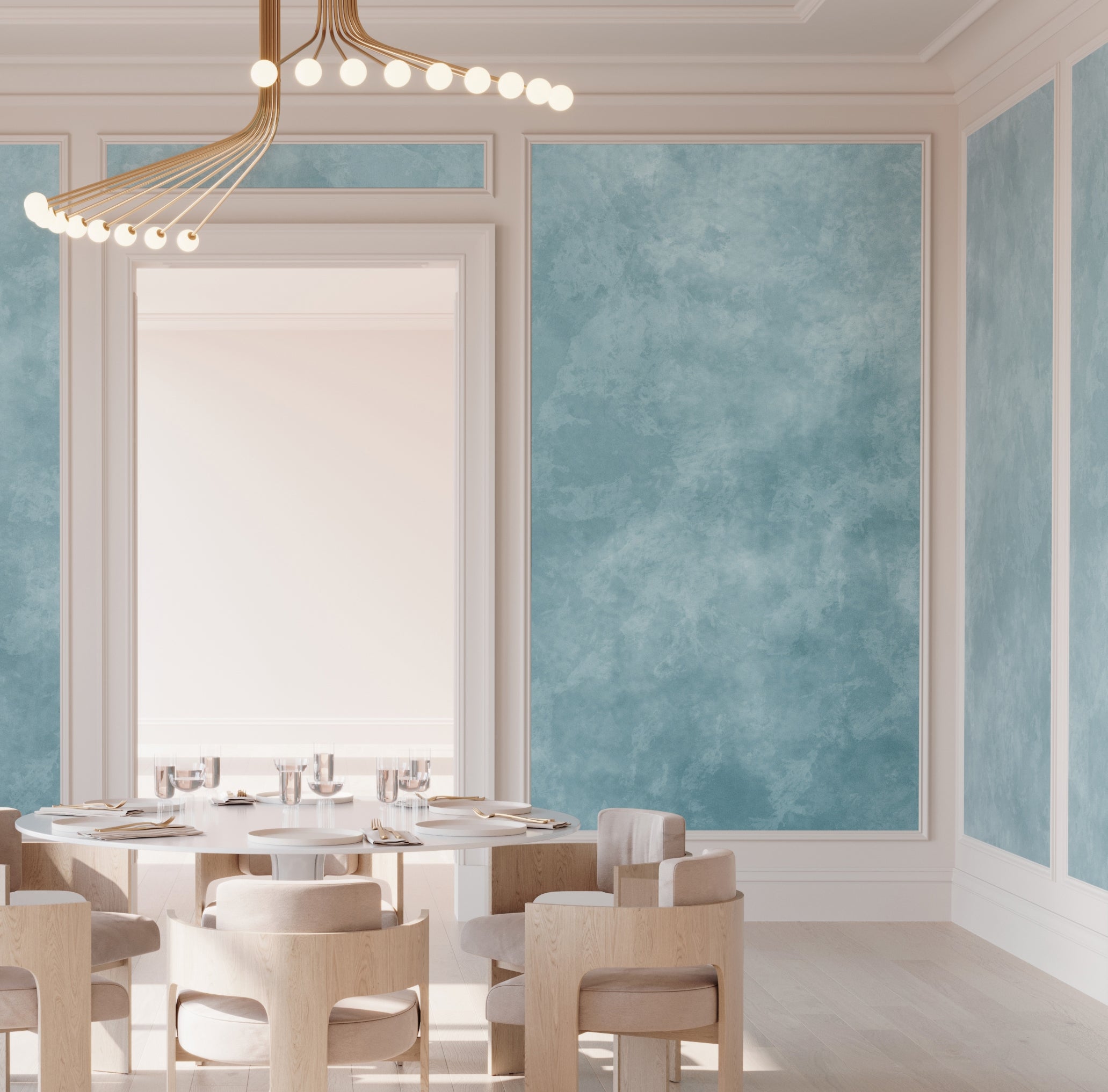 Heavenly© Mural Wallpaper in Blue