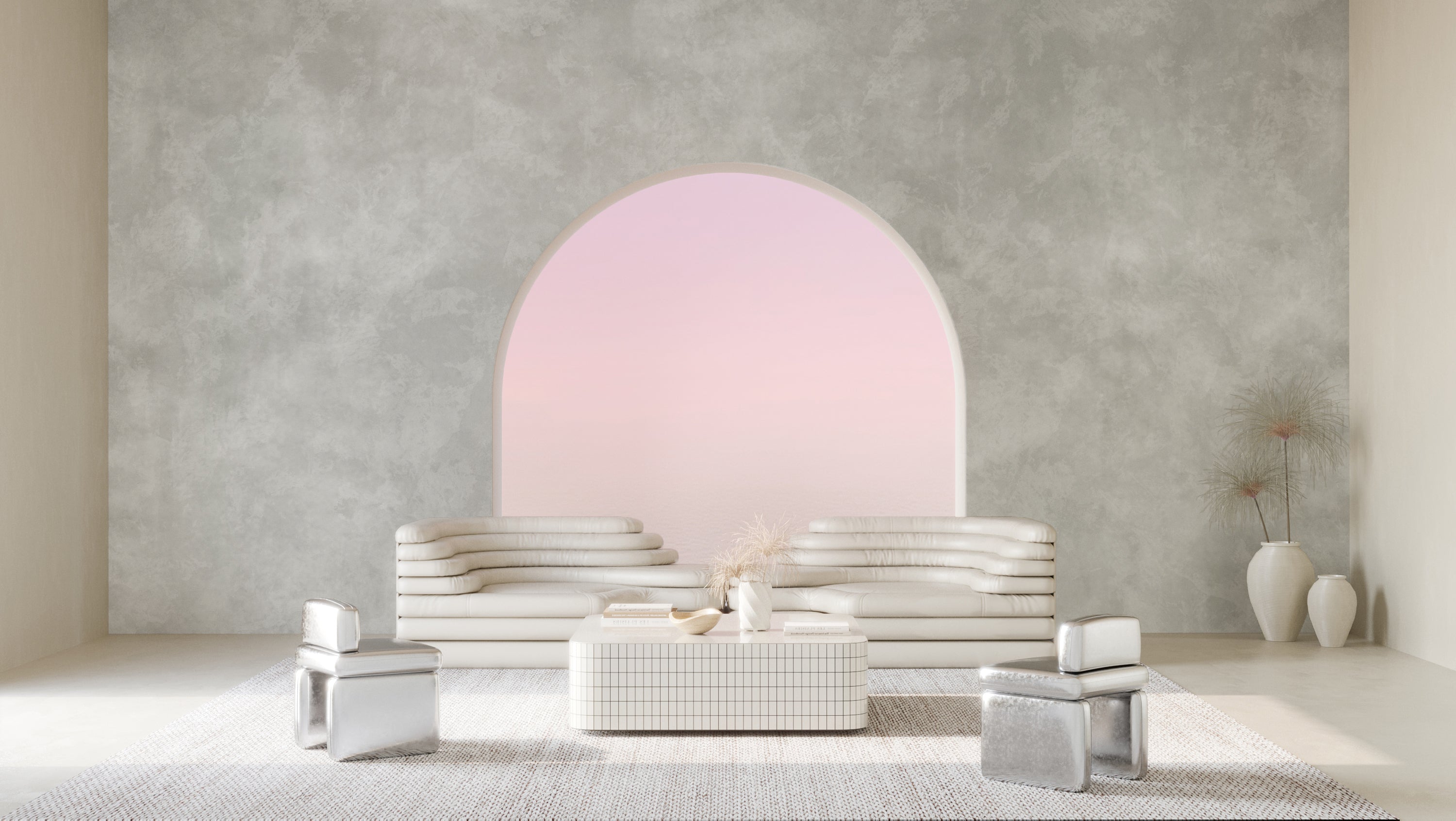 Heavenly© Mural Wallpaper in Cement