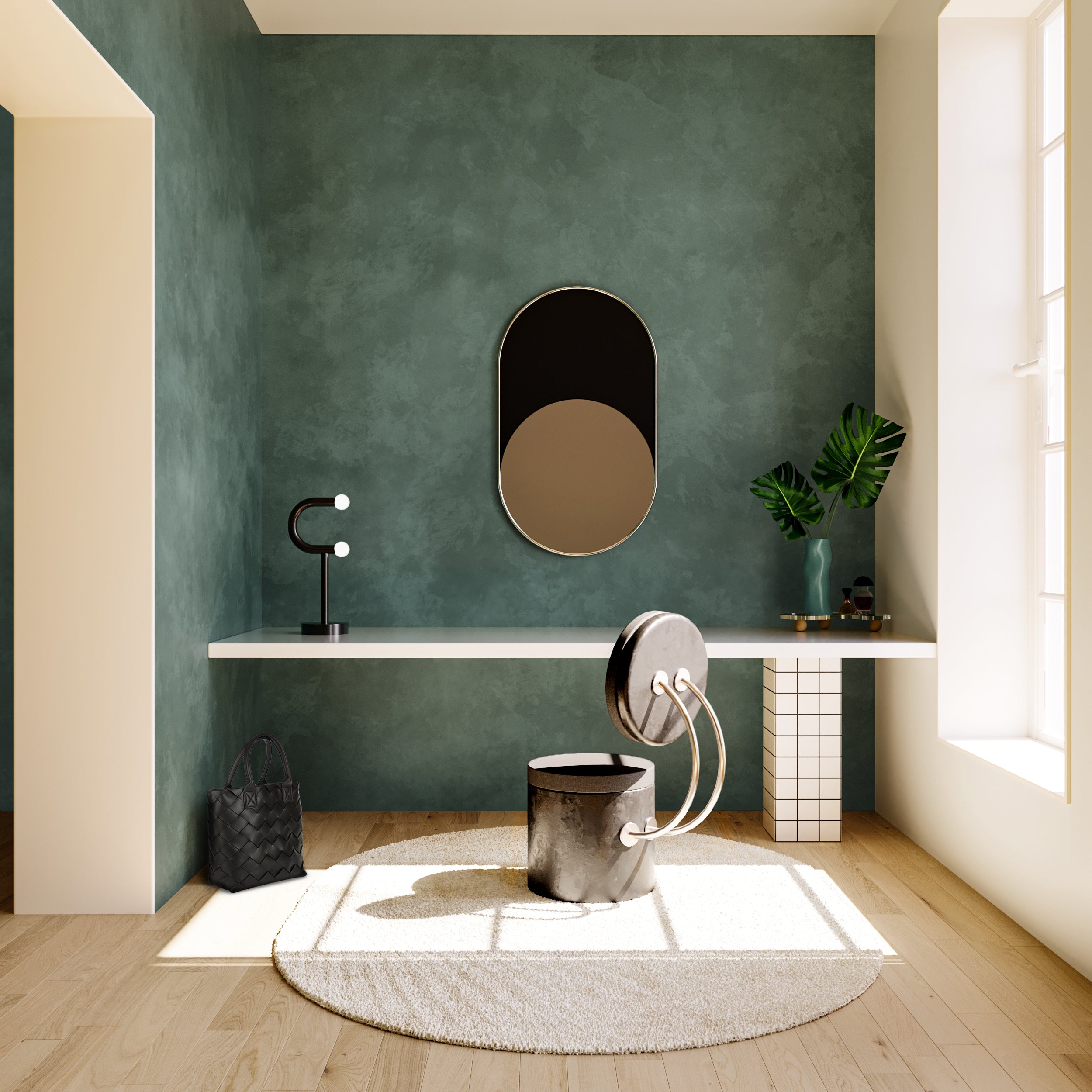 Heavenly© Mural Wallpaper in Teal