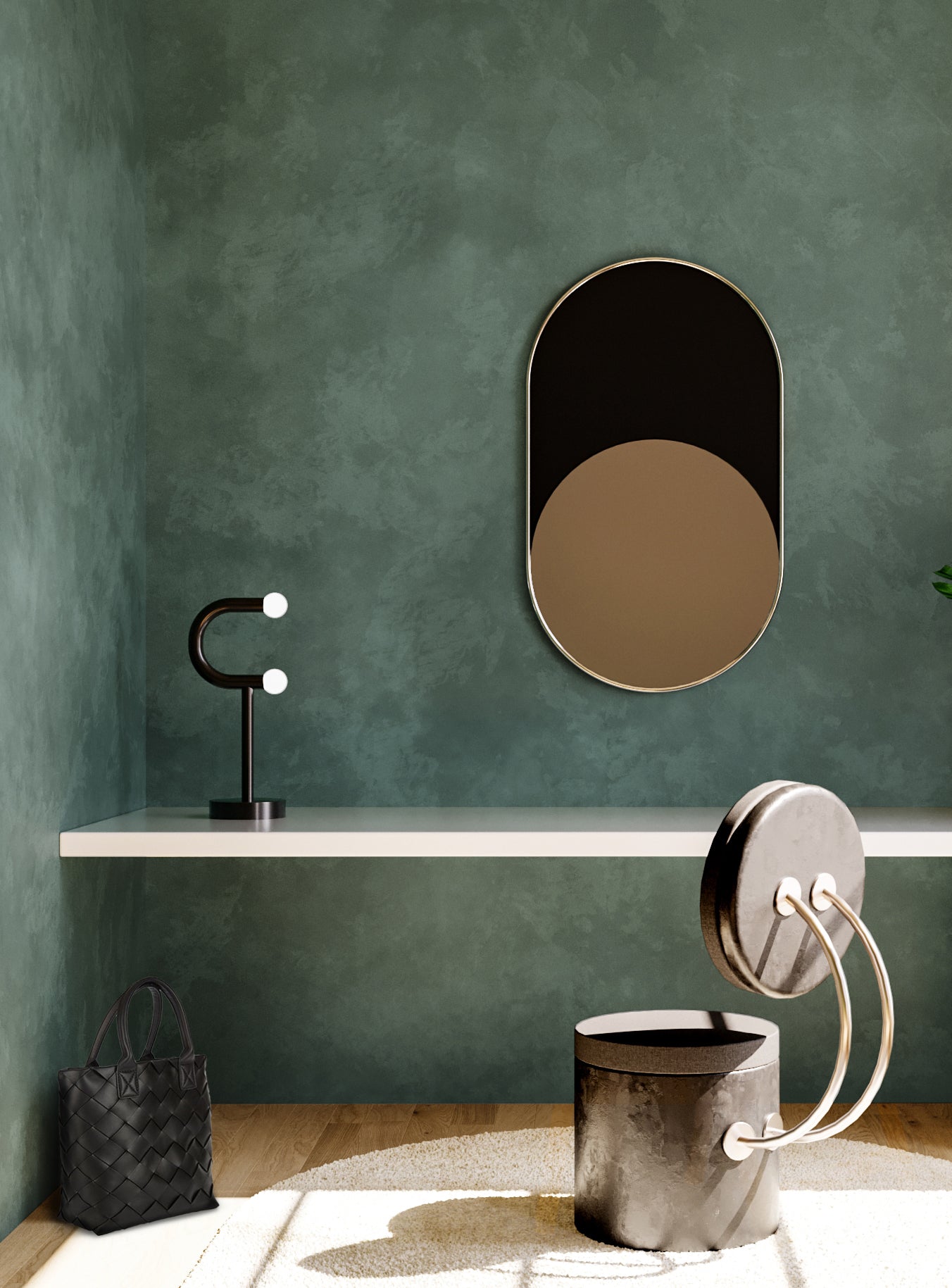 Heavenly© Mural Wallpaper in Teal