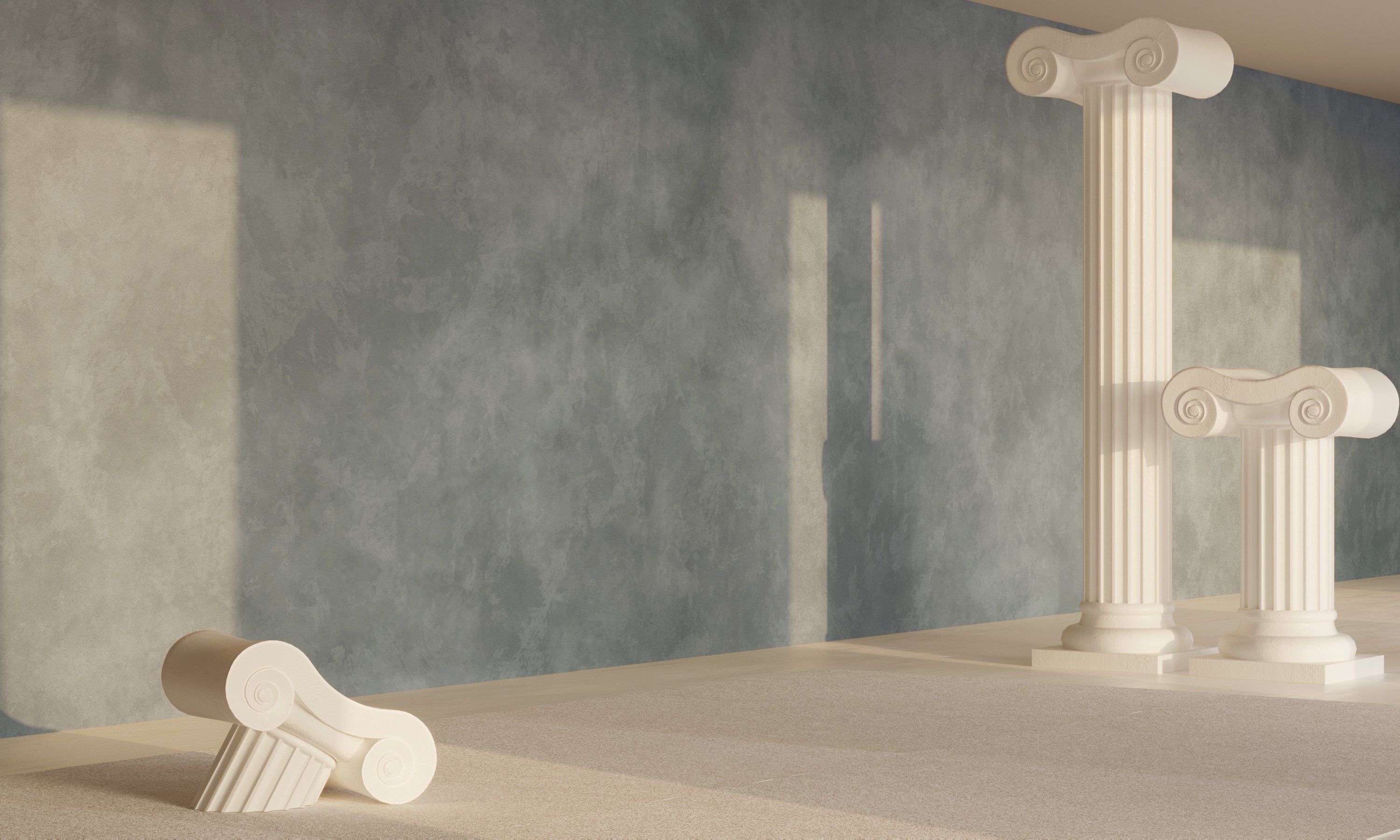 Heavenly© Mural Wallpaper in Thunder