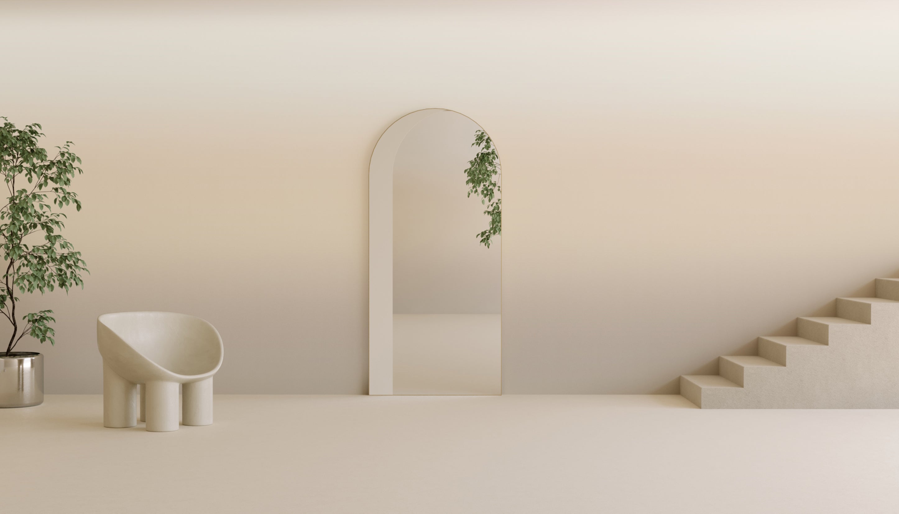 Horizon© Wallpaper in Creme