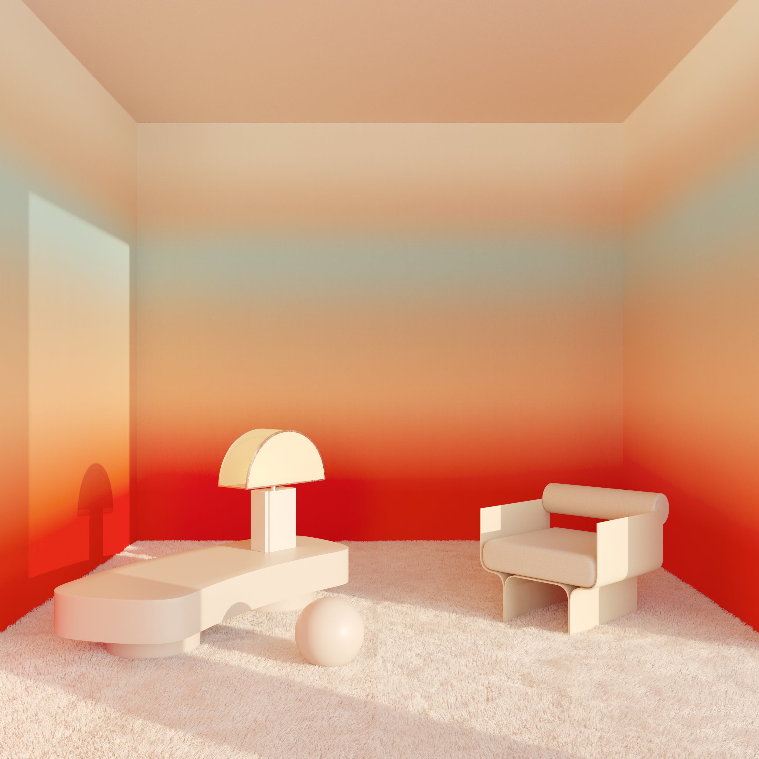 Horizon© Wallpaper in sunset