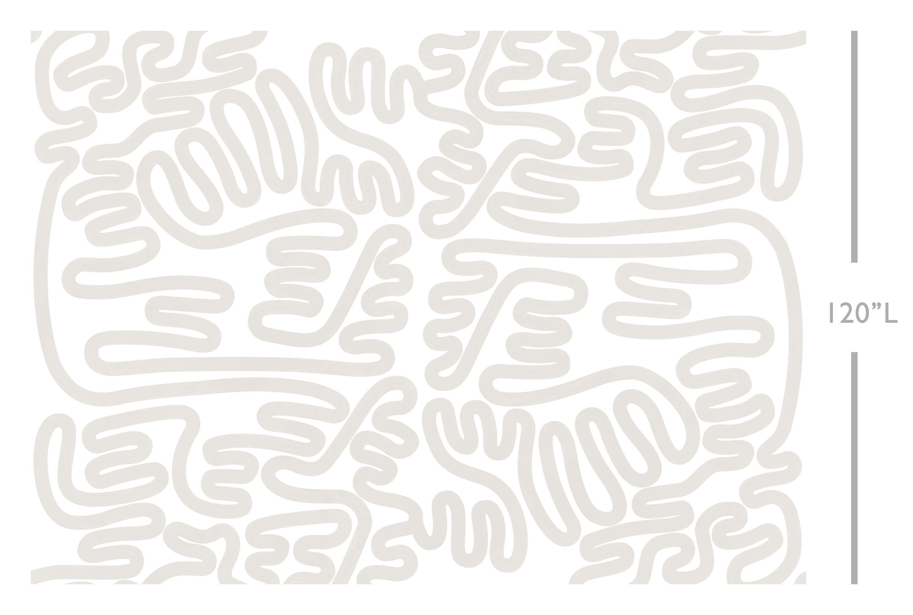 Infinito© Mural Wallpaper in Acid Wash