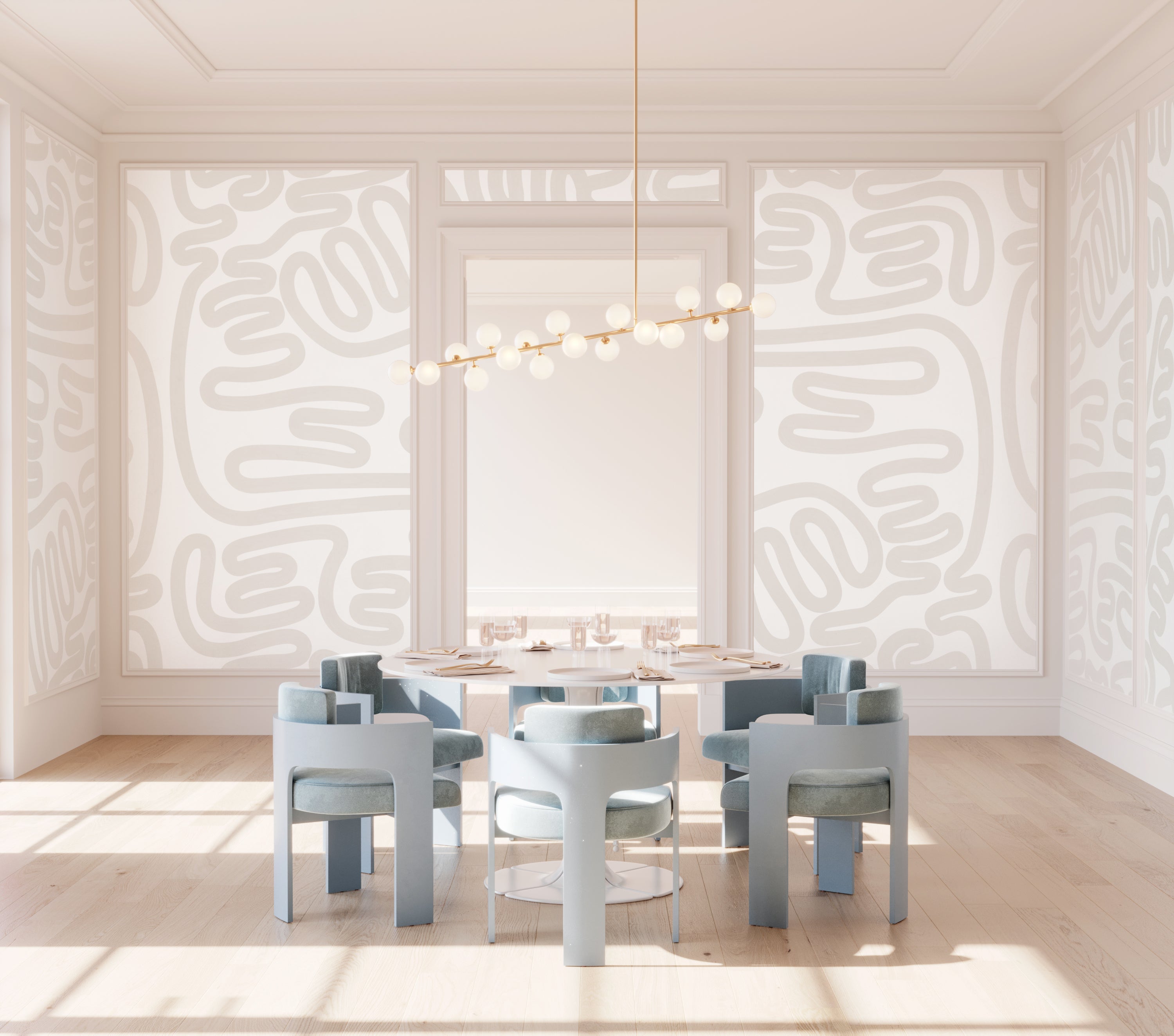 Infinito© Mural Wallpaper in Acid Wash