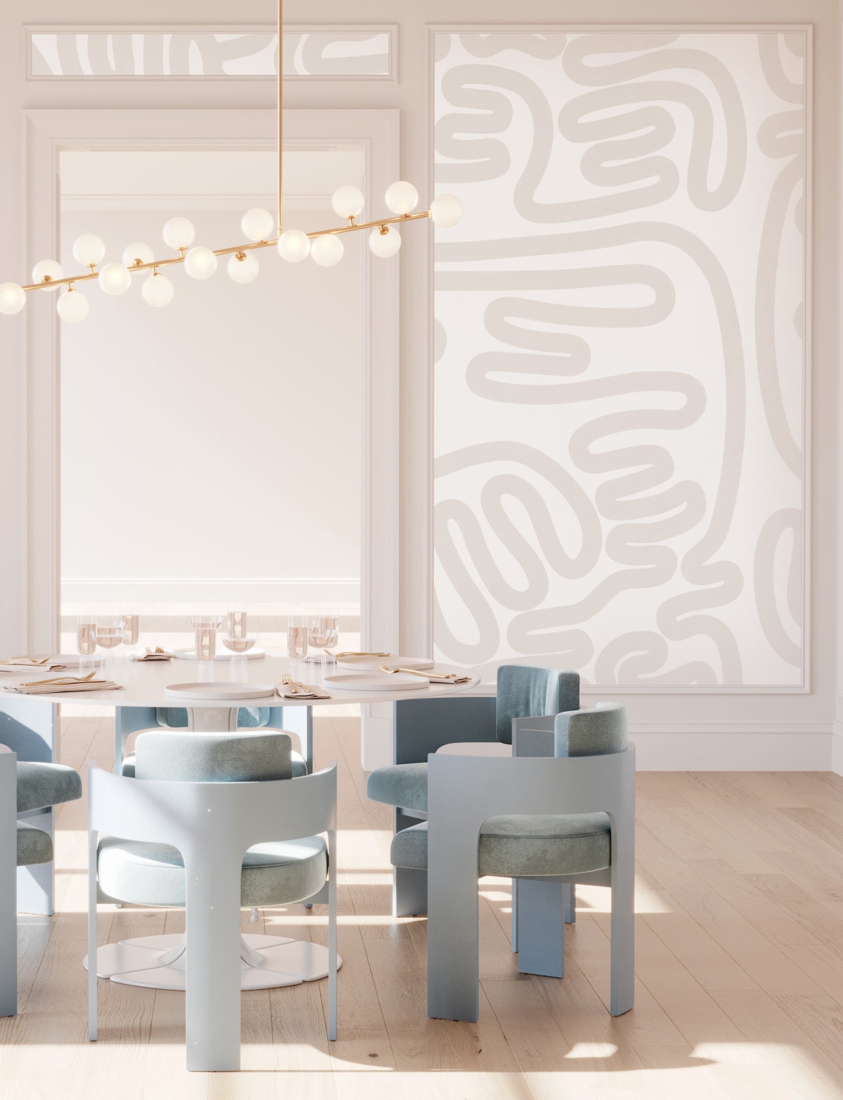 Infinito© Mural Wallpaper in Acid Wash