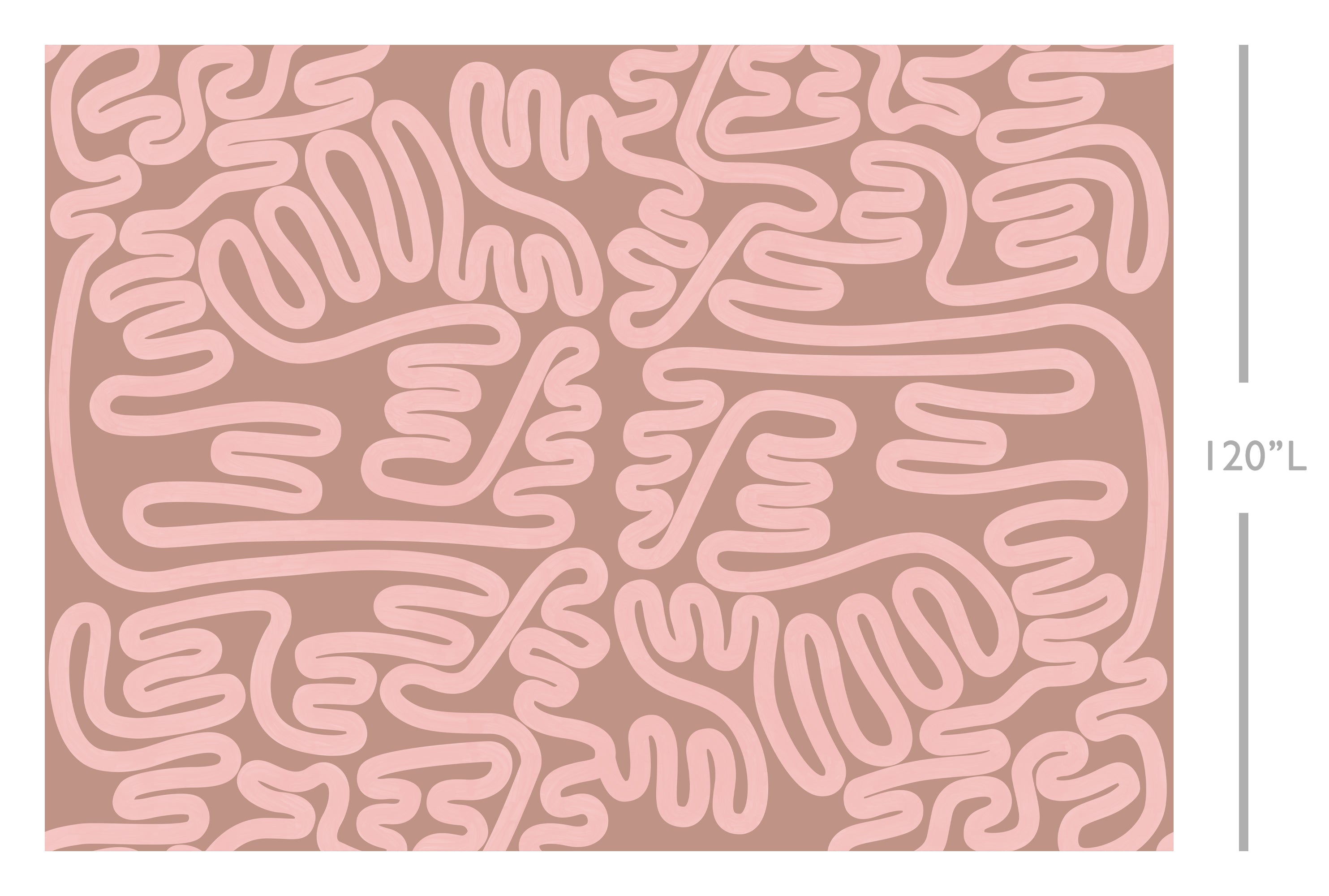 Infinito© Mural Wallpaper in Cactus Blossom