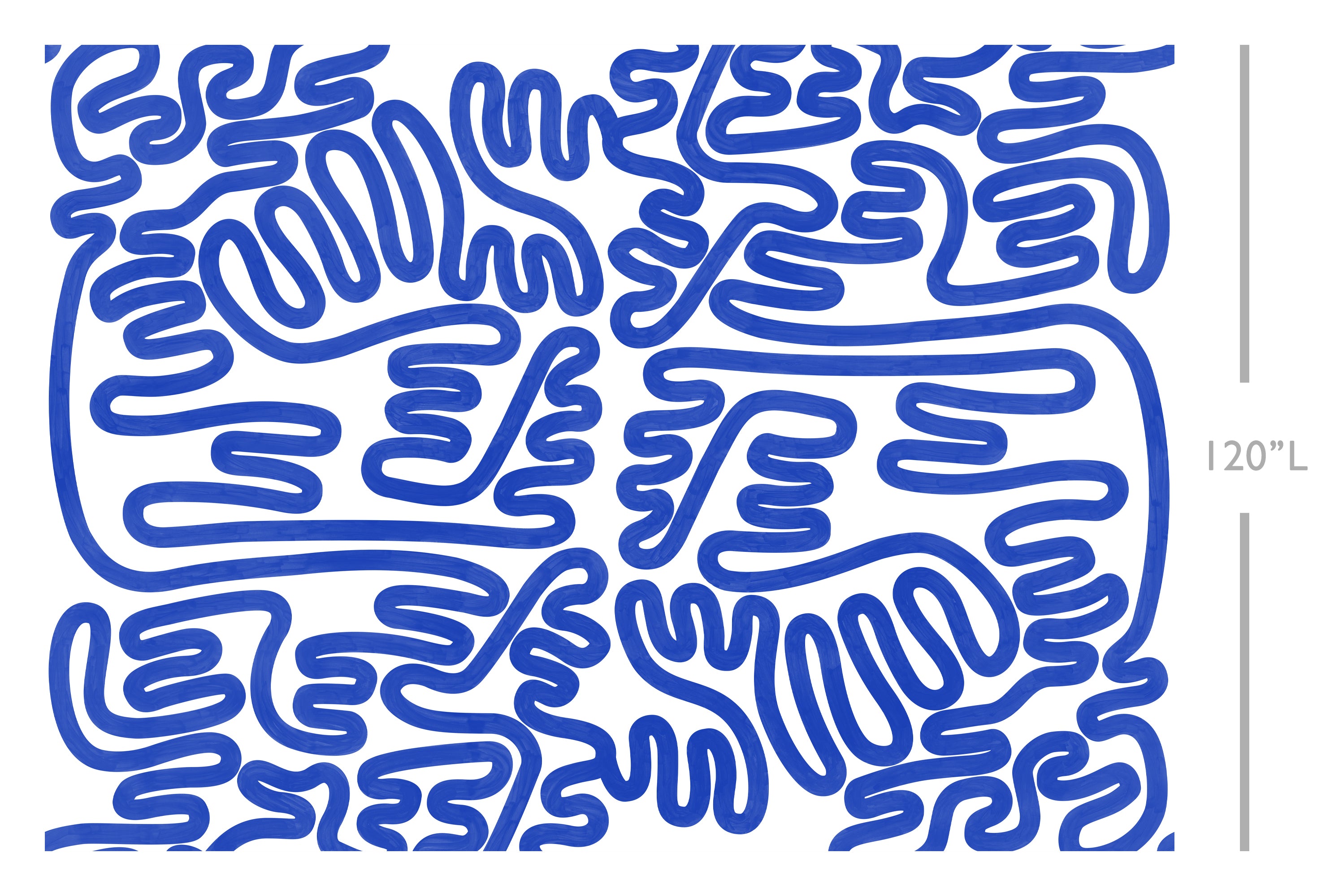 Infinito© Mural Wallpaper in Navy