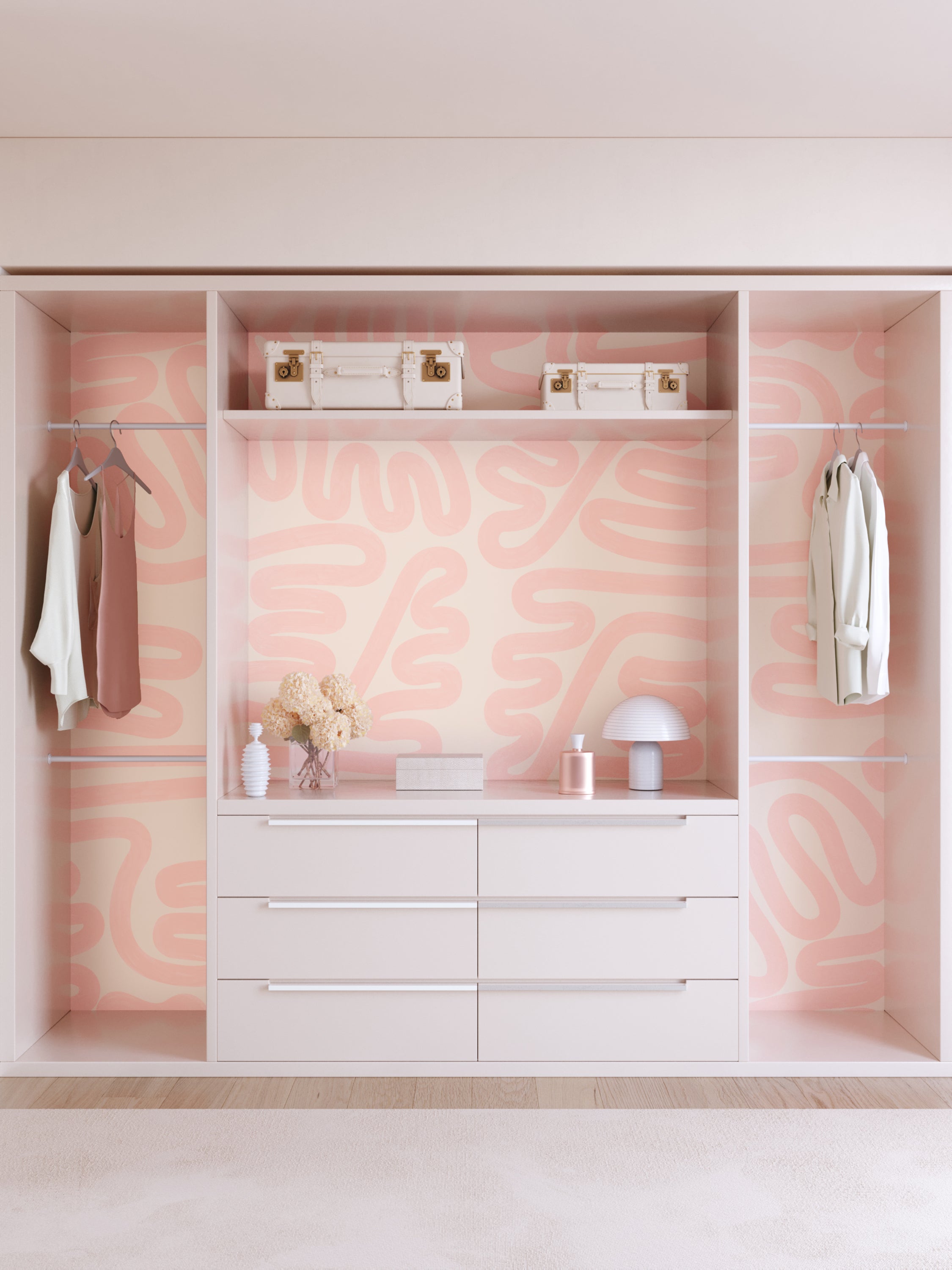 Infinito© Mural Wallpaper in Petal