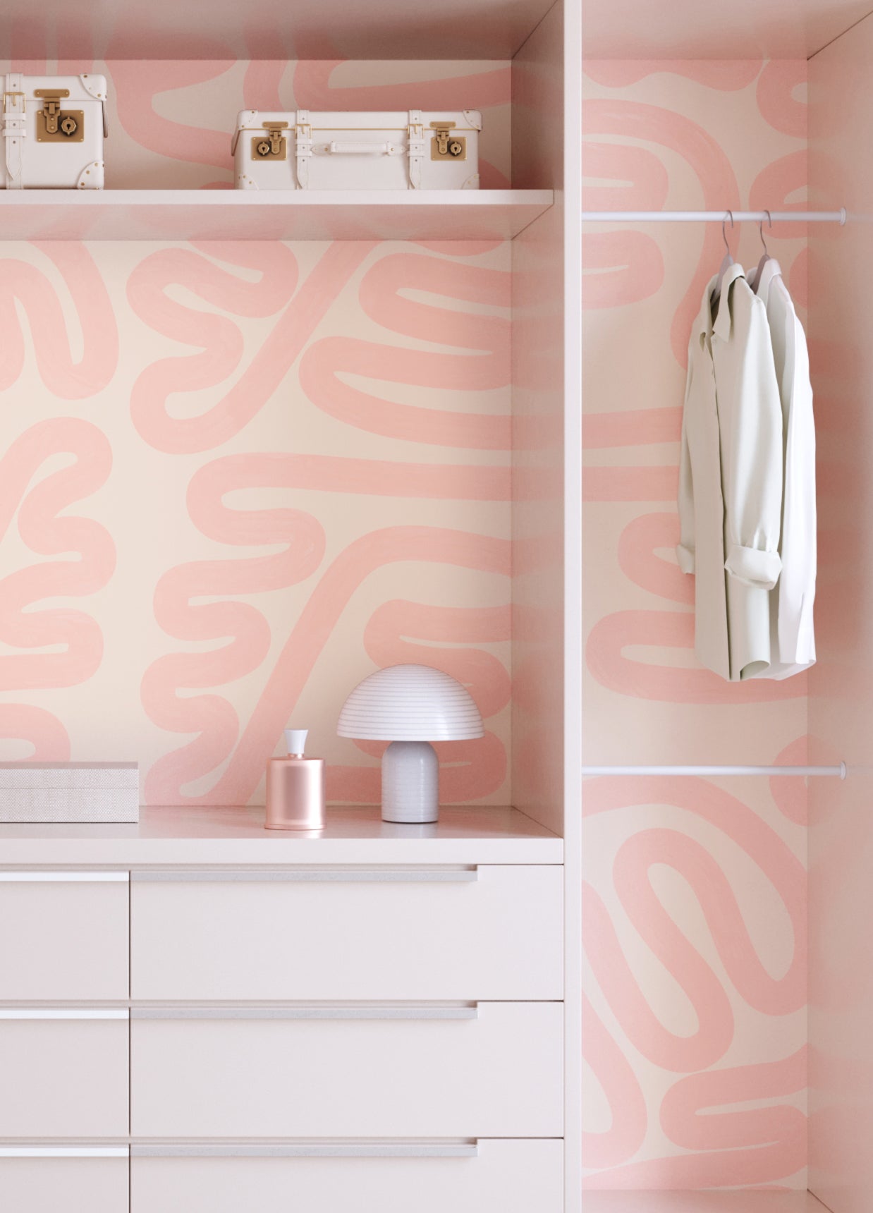 Infinito© Mural Wallpaper in Petal