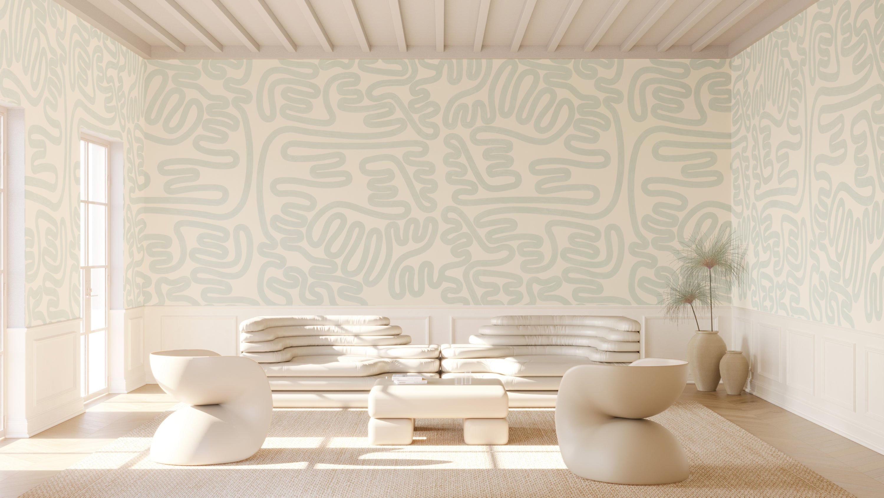 Infinito© Mural Wallpaper in Succulent