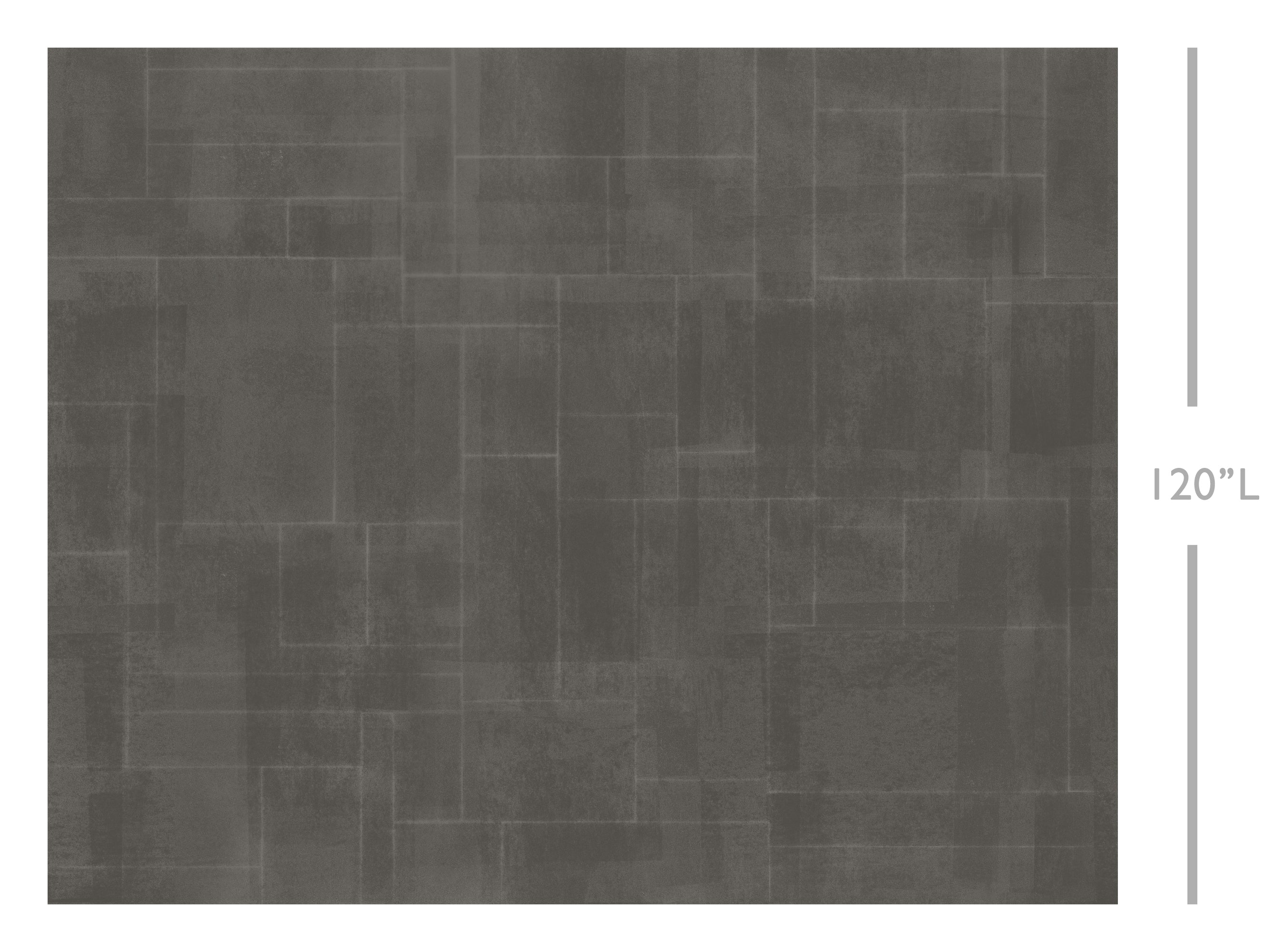 Jigsaw© Mural Wallpaper in Graphite