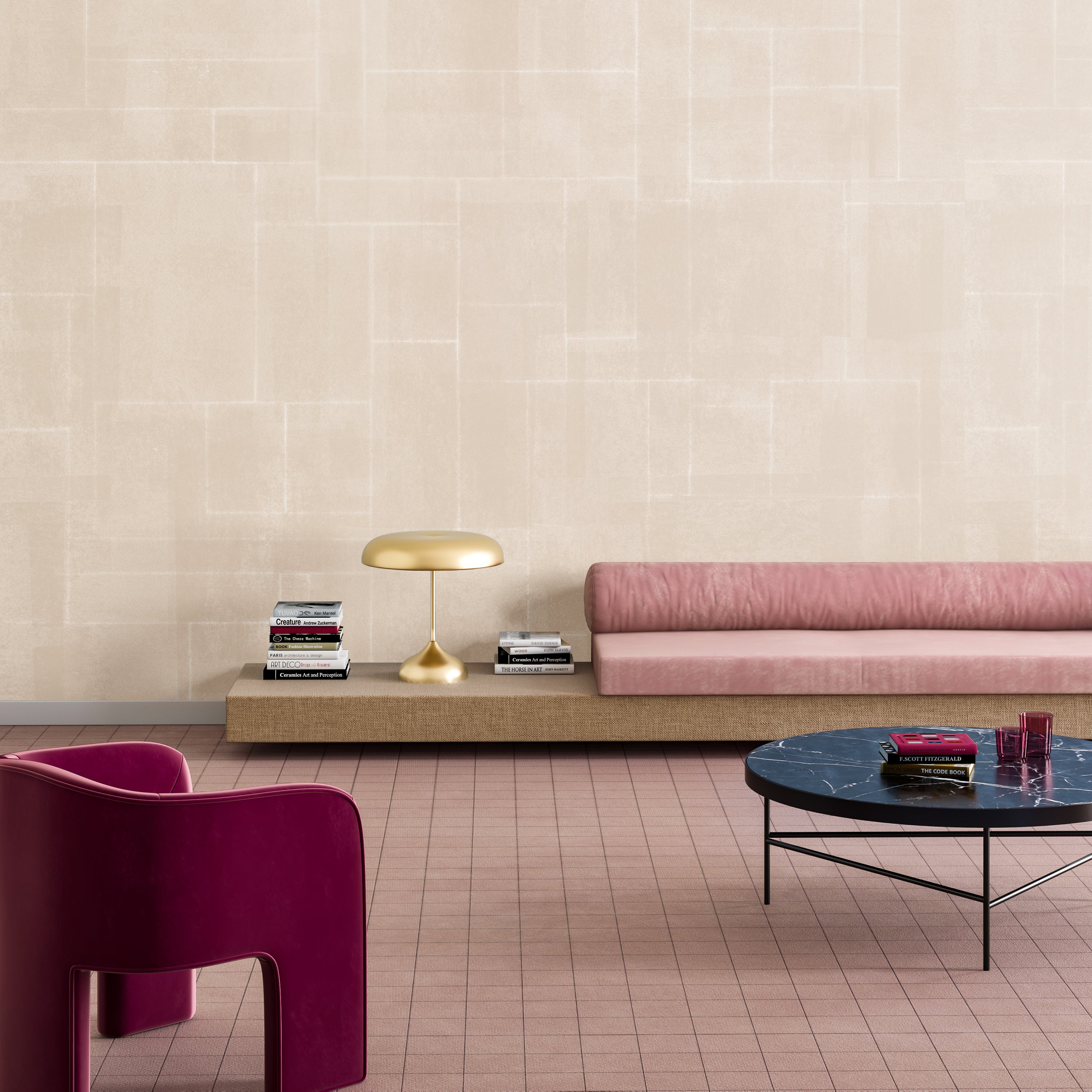 Jigsaw© Mural Wallpaper in Linen