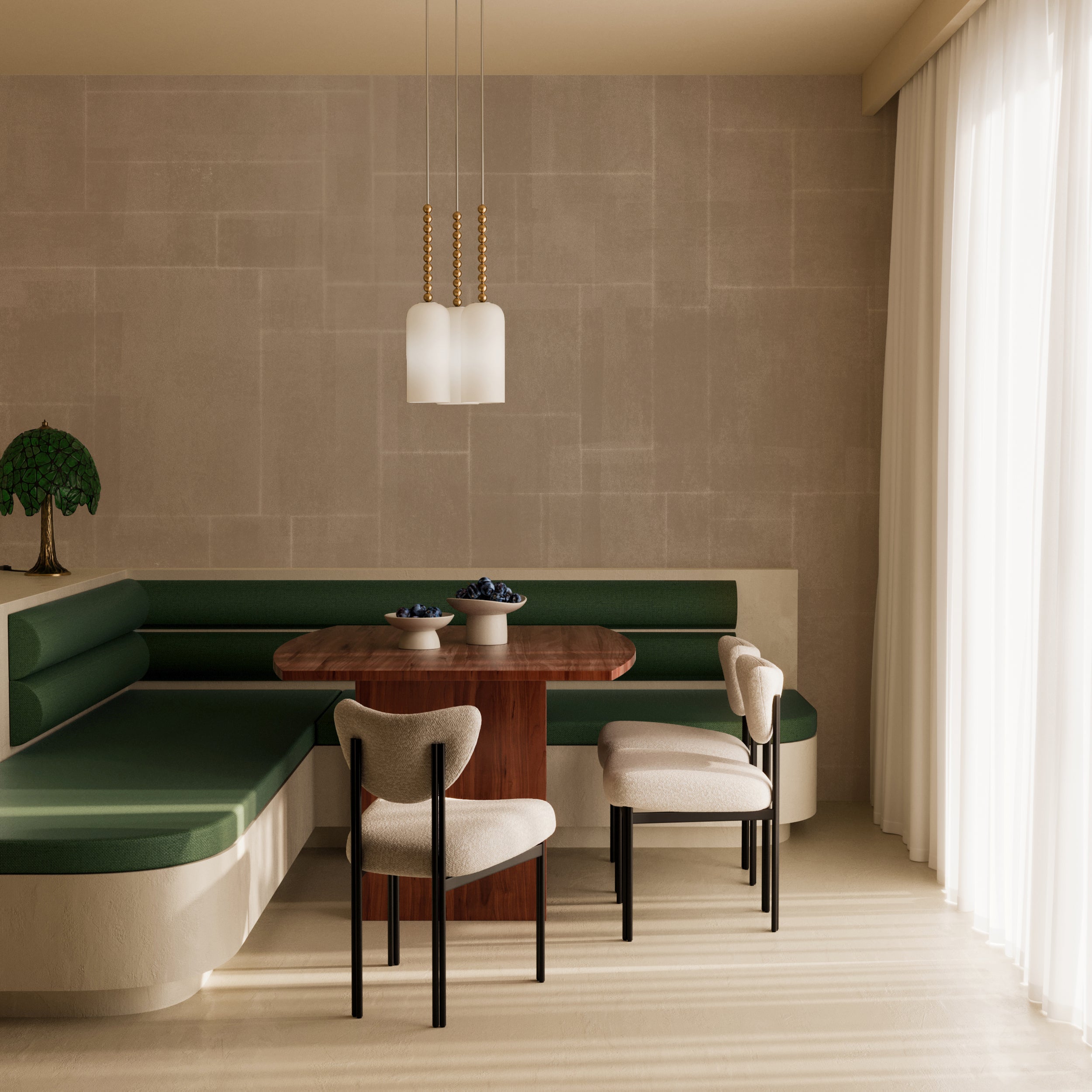 Jigsaw© Mural Wallpaper in Mocha