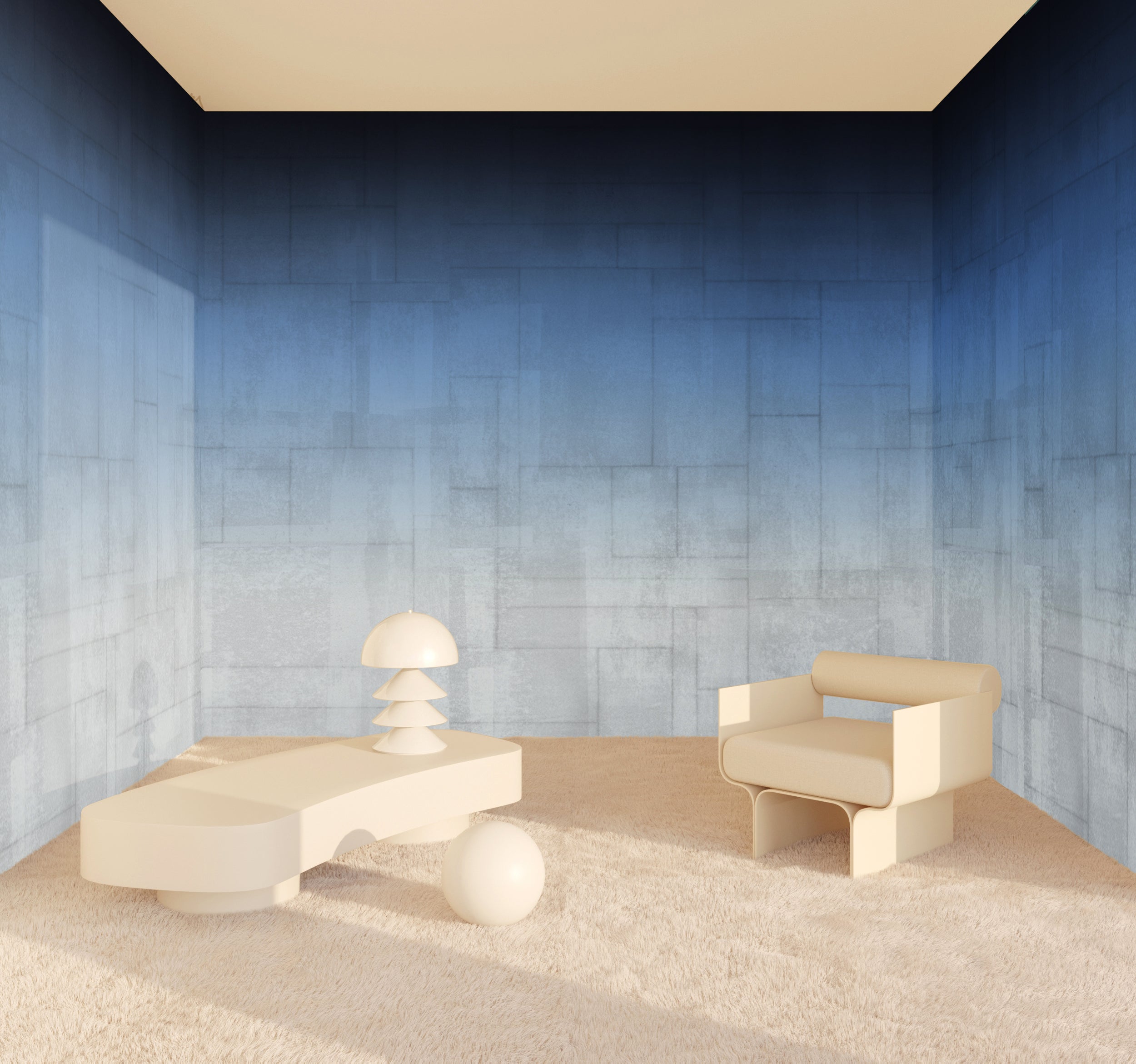 Jigsaw© Mural Wallpaper in Thunder