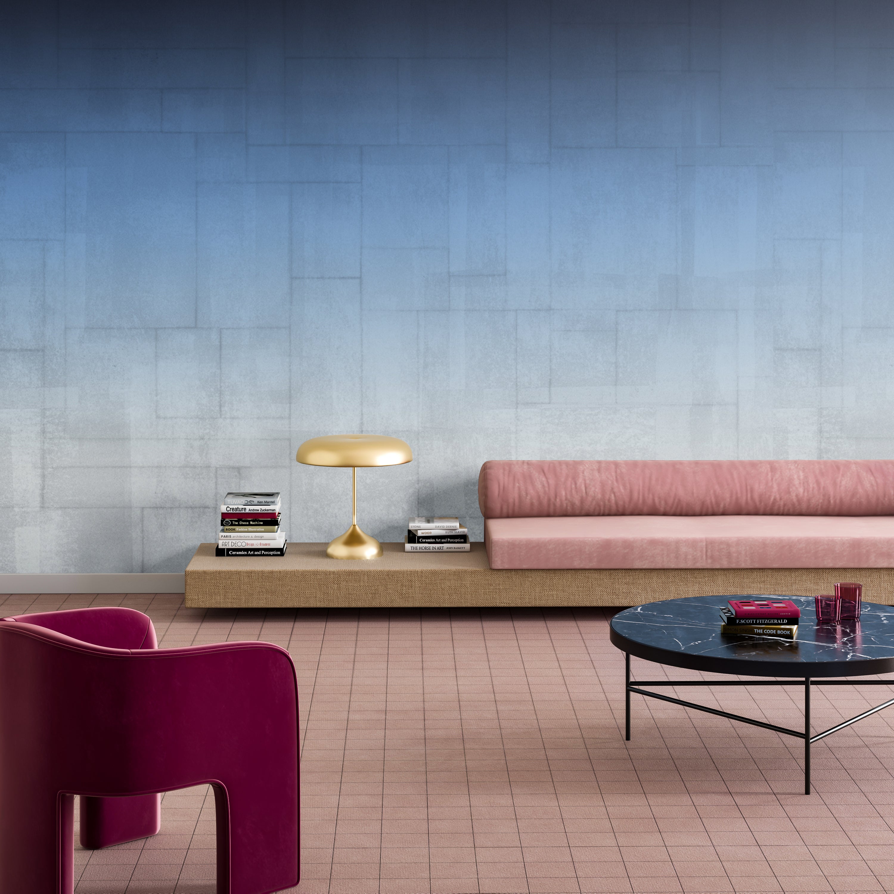 Jigsaw© Mural Wallpaper in Thunder