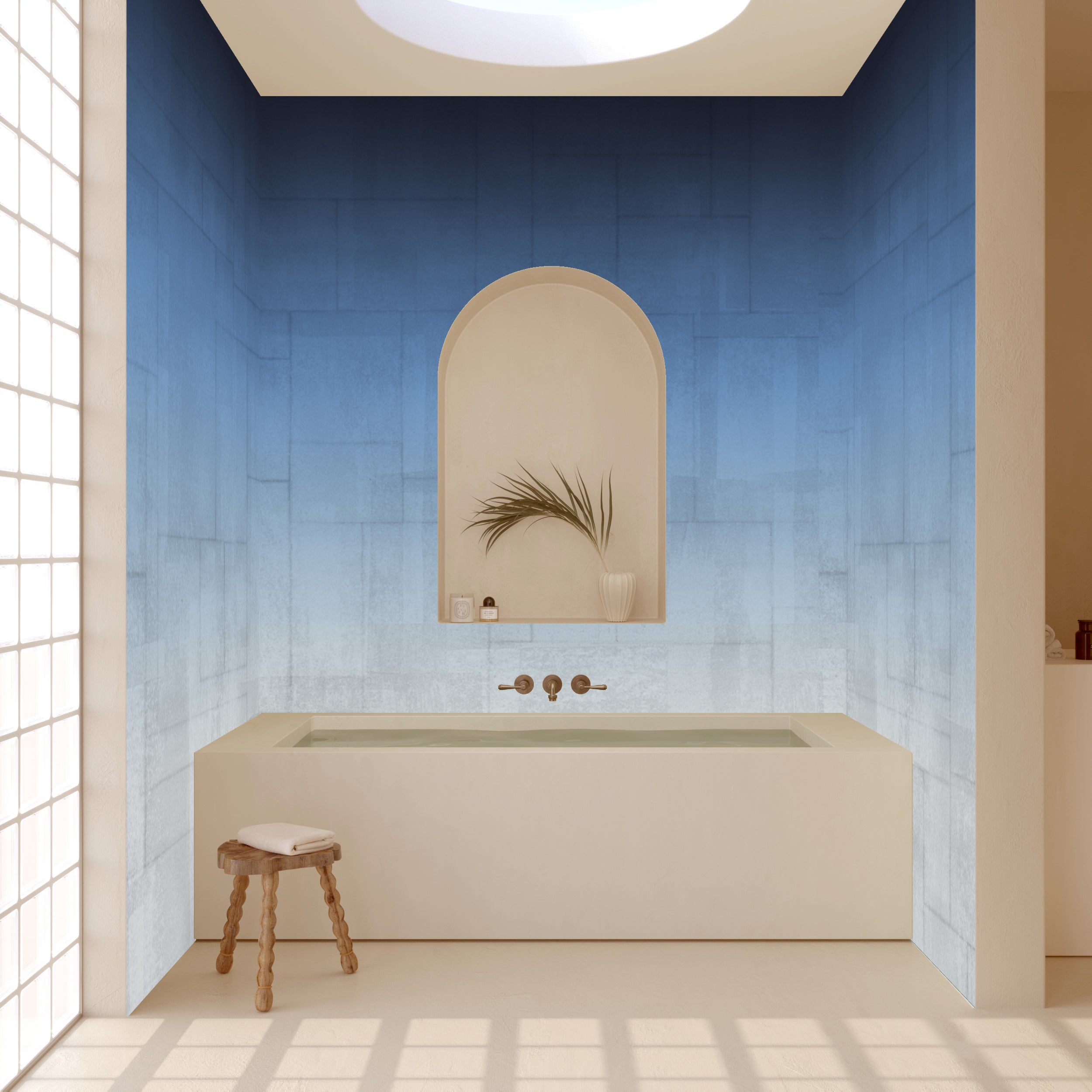 Jigsaw© Mural Wallpaper in Thunder