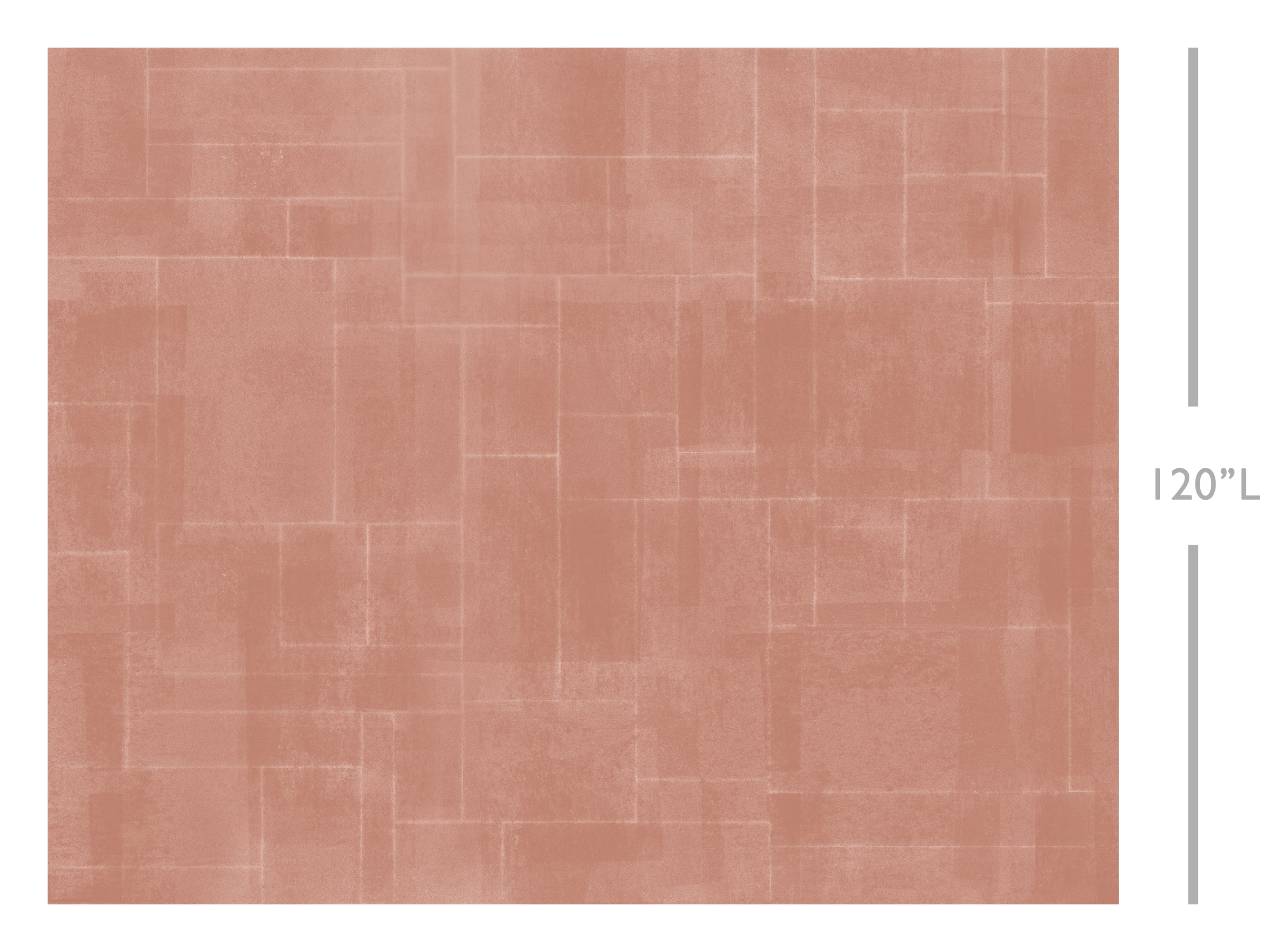 Jigsaw© Mural Wallpaper in Terracotta