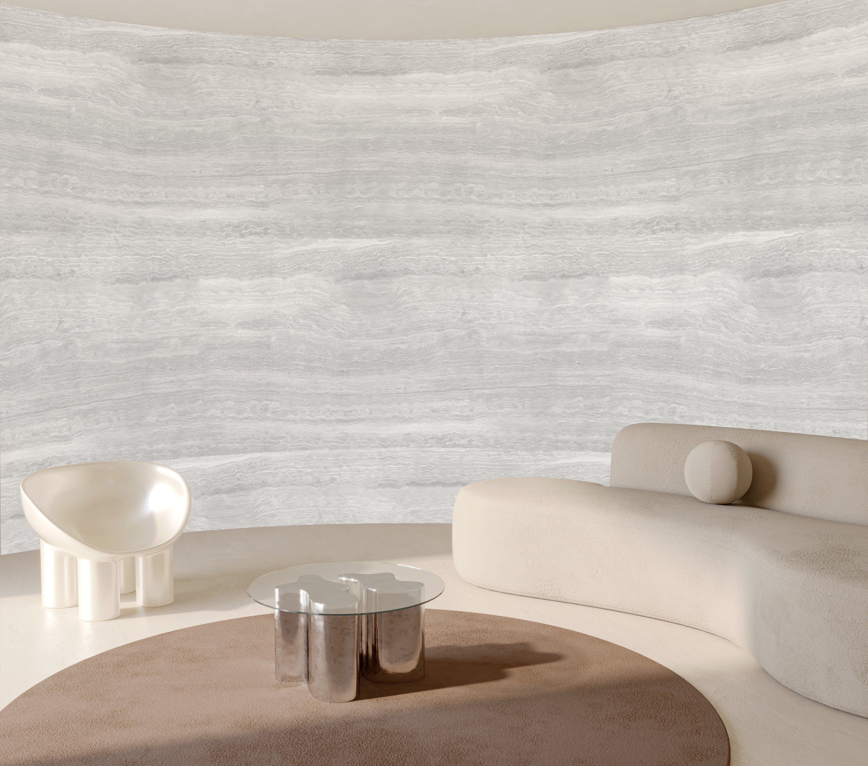 Limestone© Mural Wallpaper in Acid