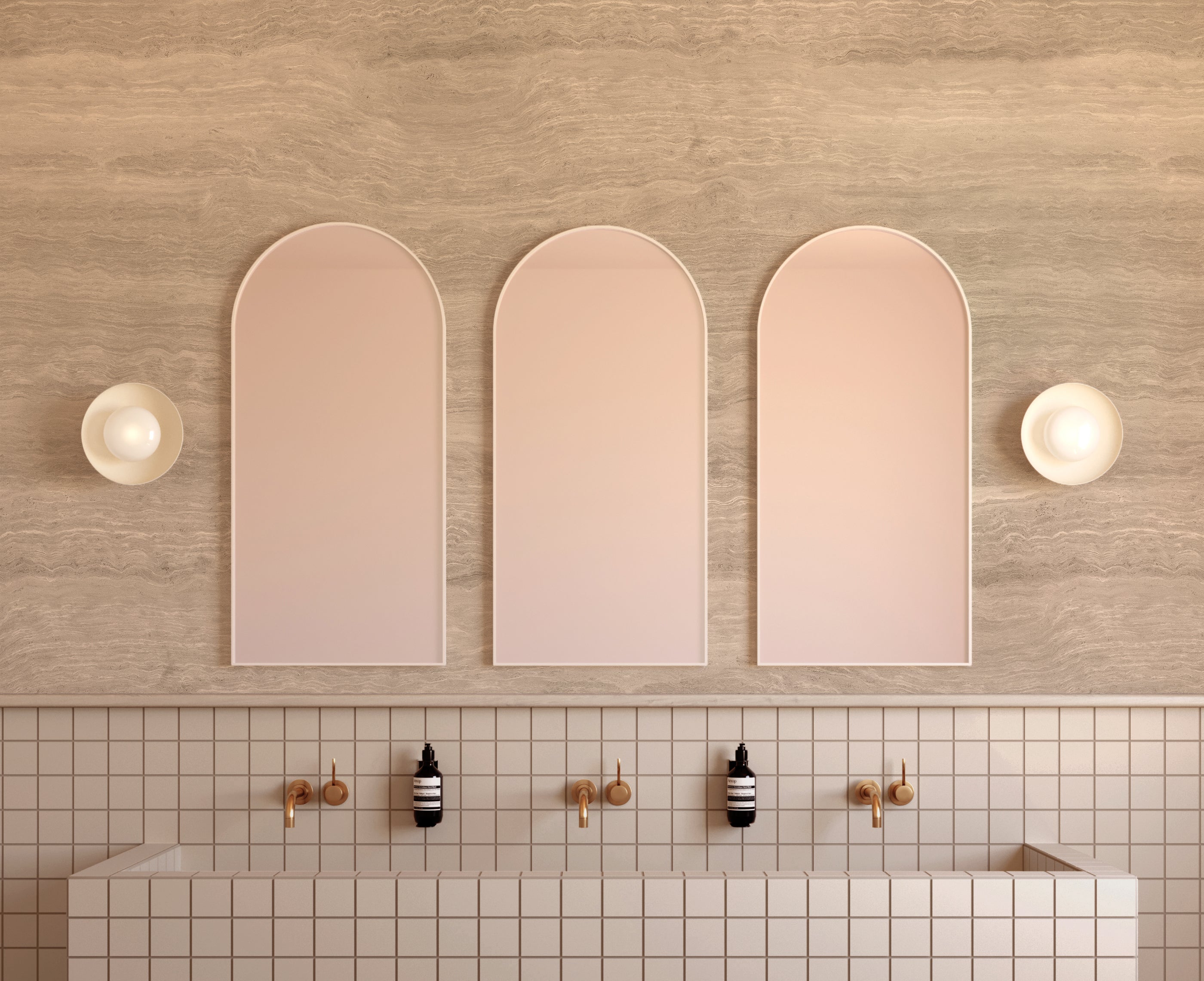 Limestone© Mural Wallpaper in Cafe