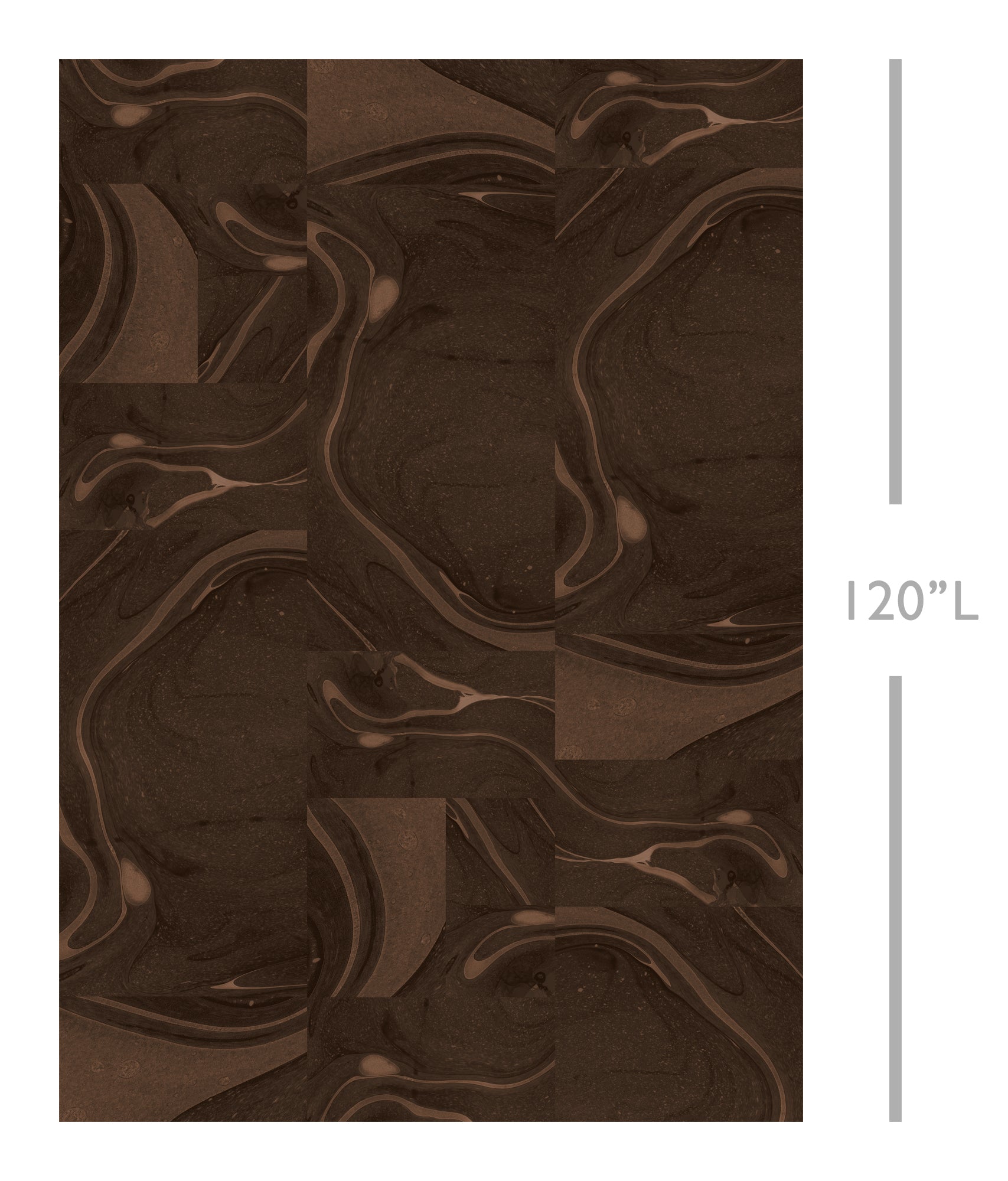 Magma© Wallpaper in Chocolate