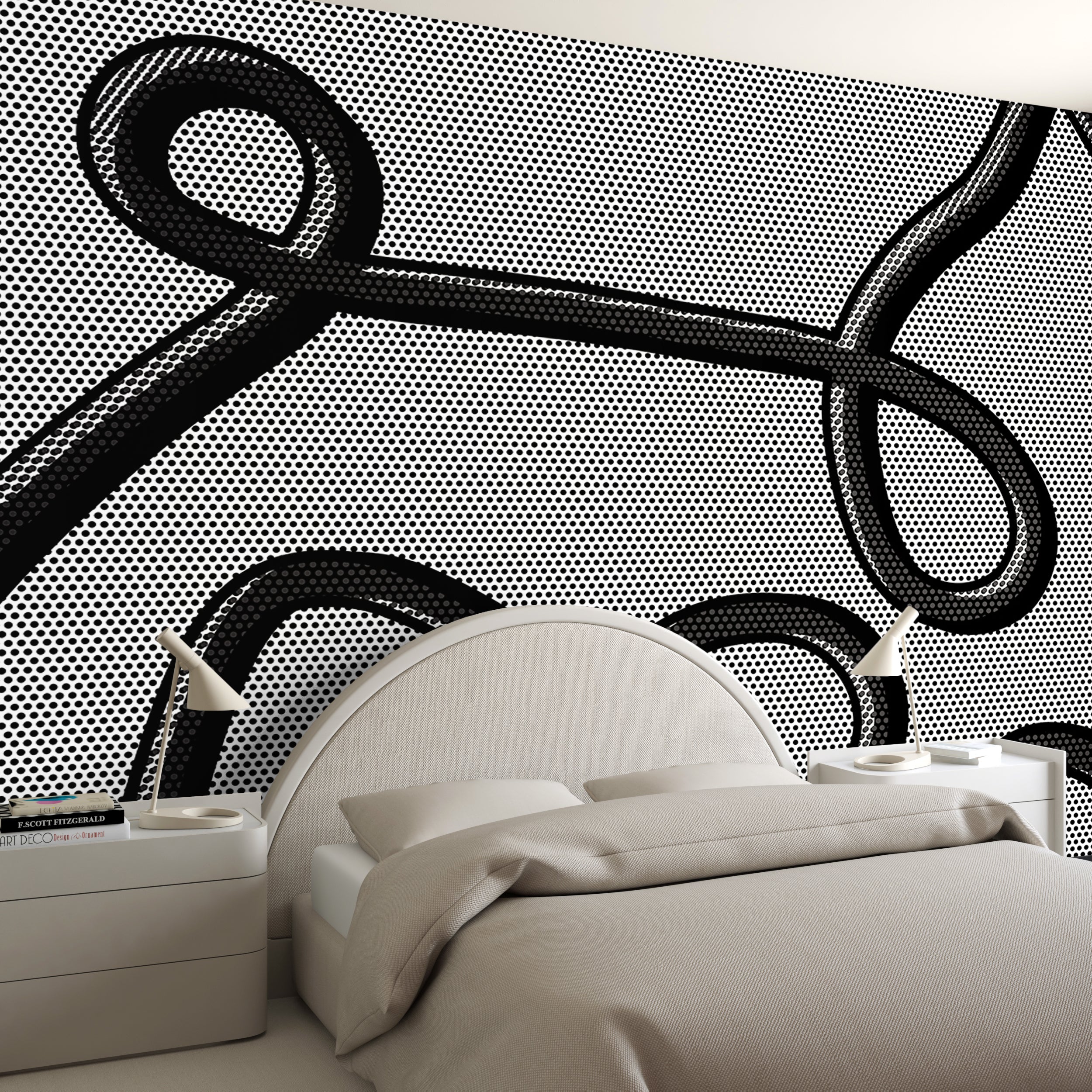 McFly© Mural Wallpaper in Black