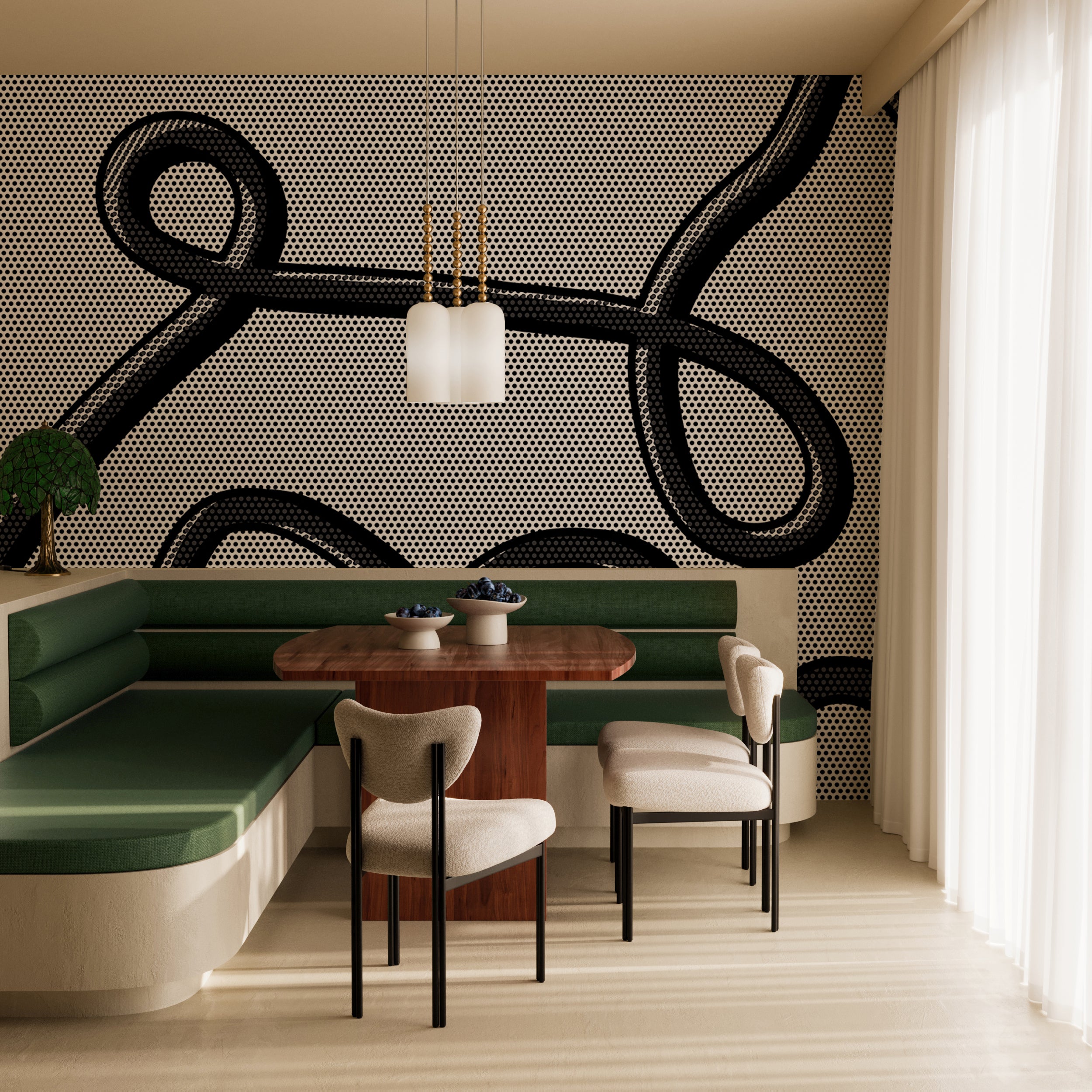 McFly© Mural Wallpaper in Black