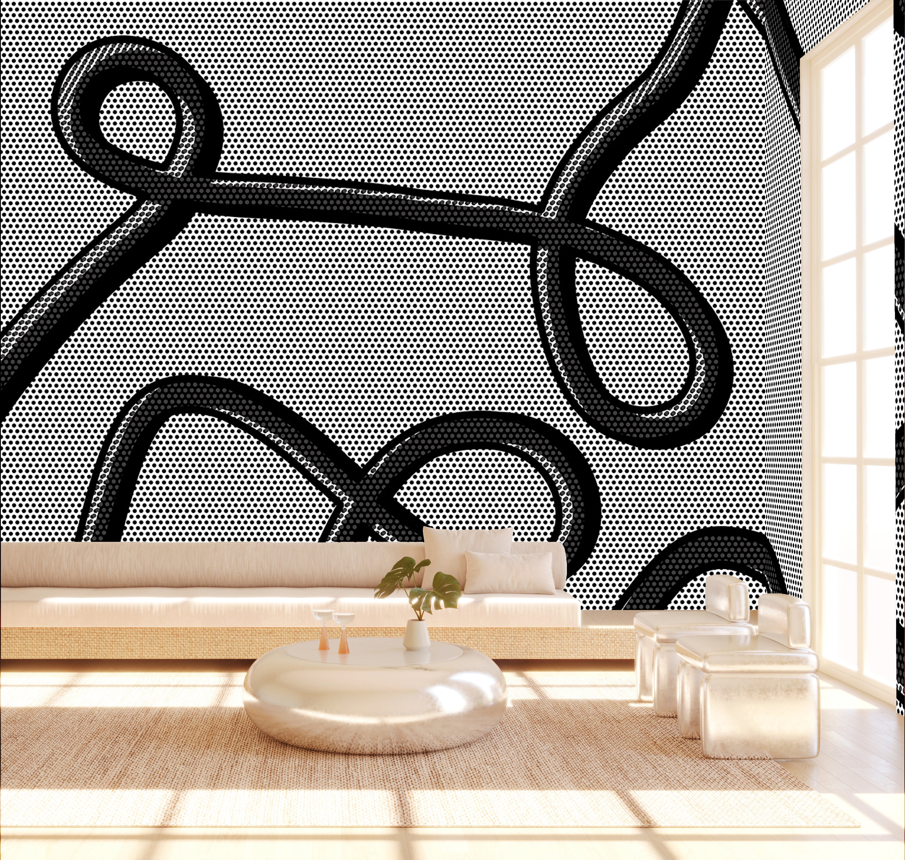 McFly© Mural Wallpaper in Black