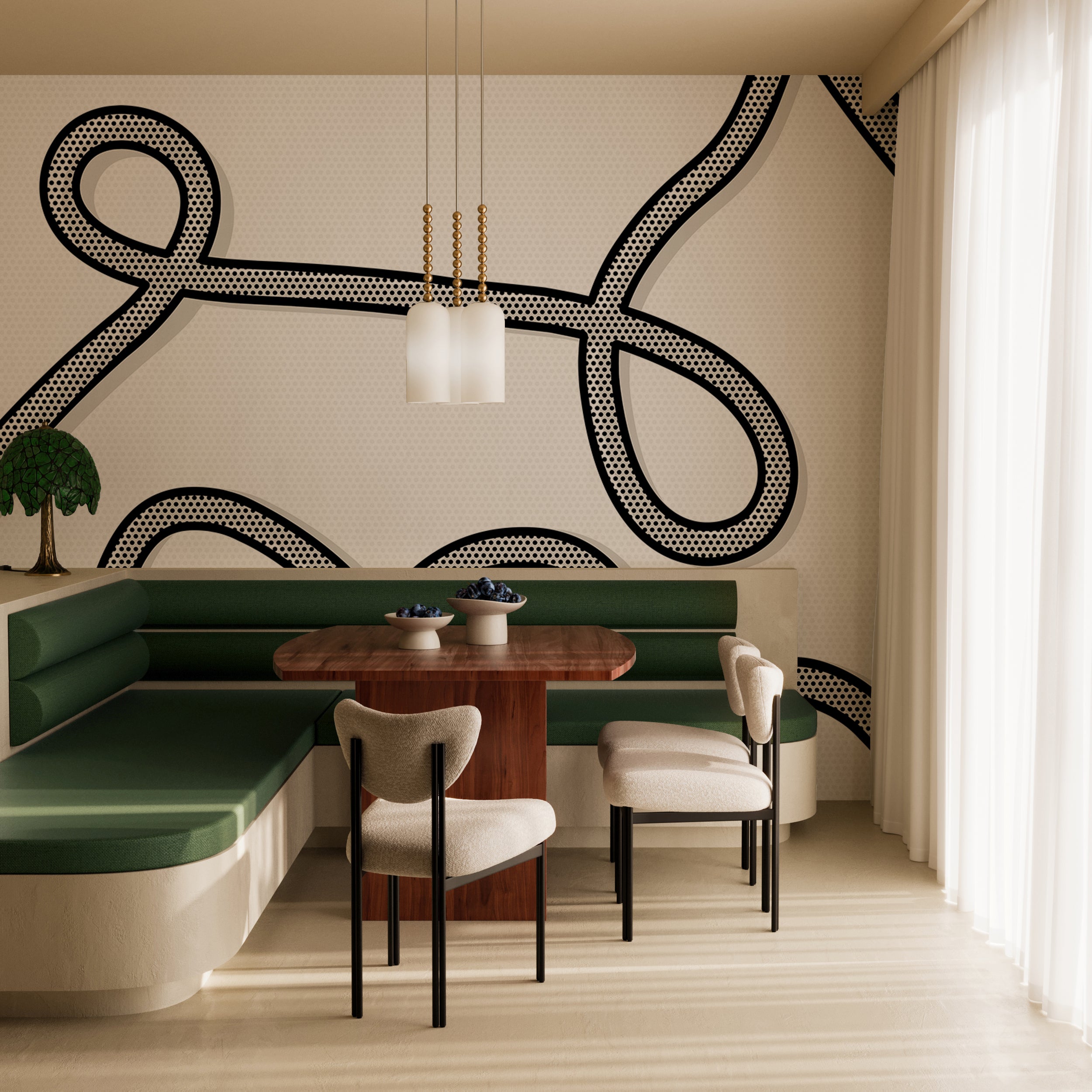 McFly© Mural Wallpaper in Black + White