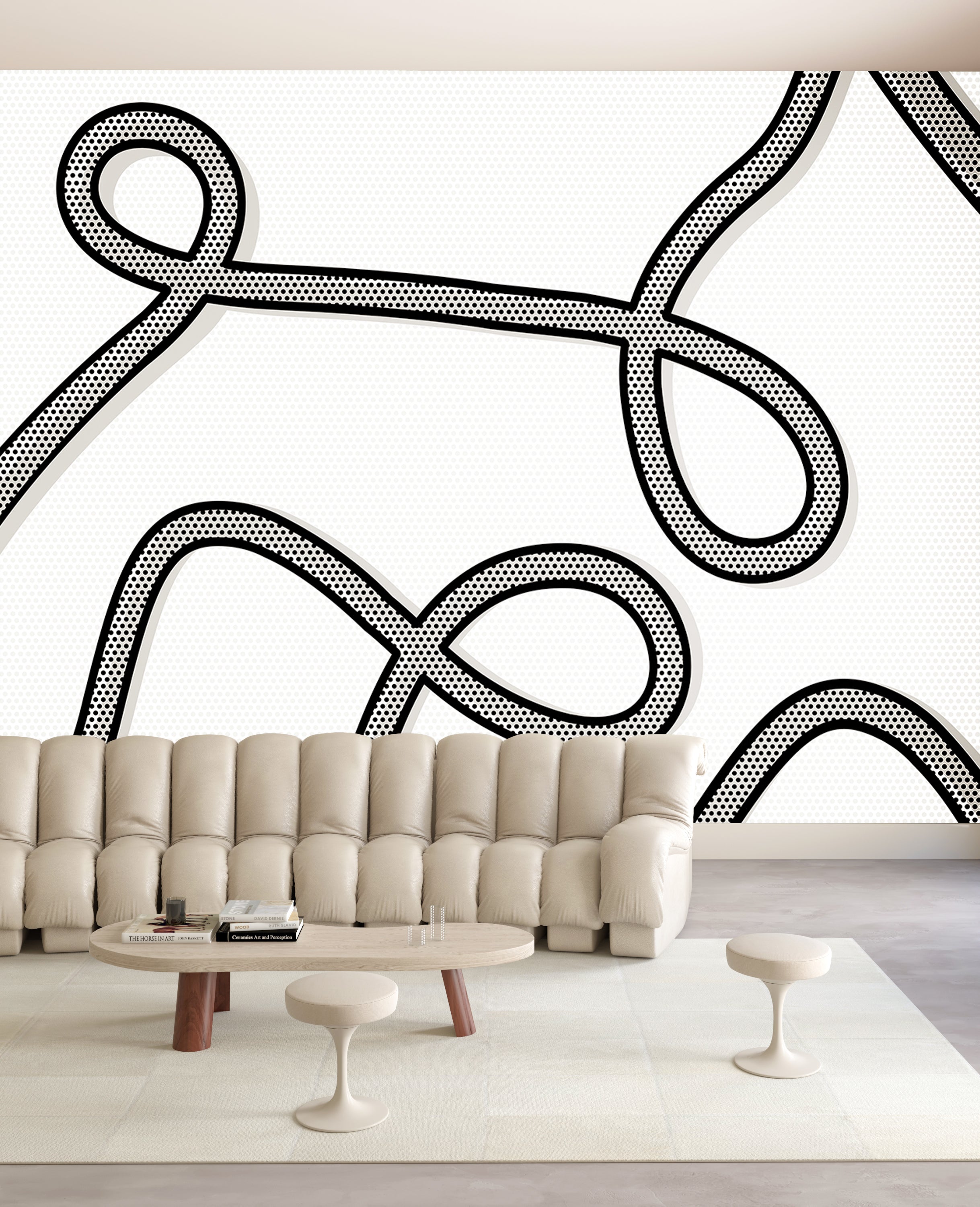 McFly© Mural Wallpaper in Black + White