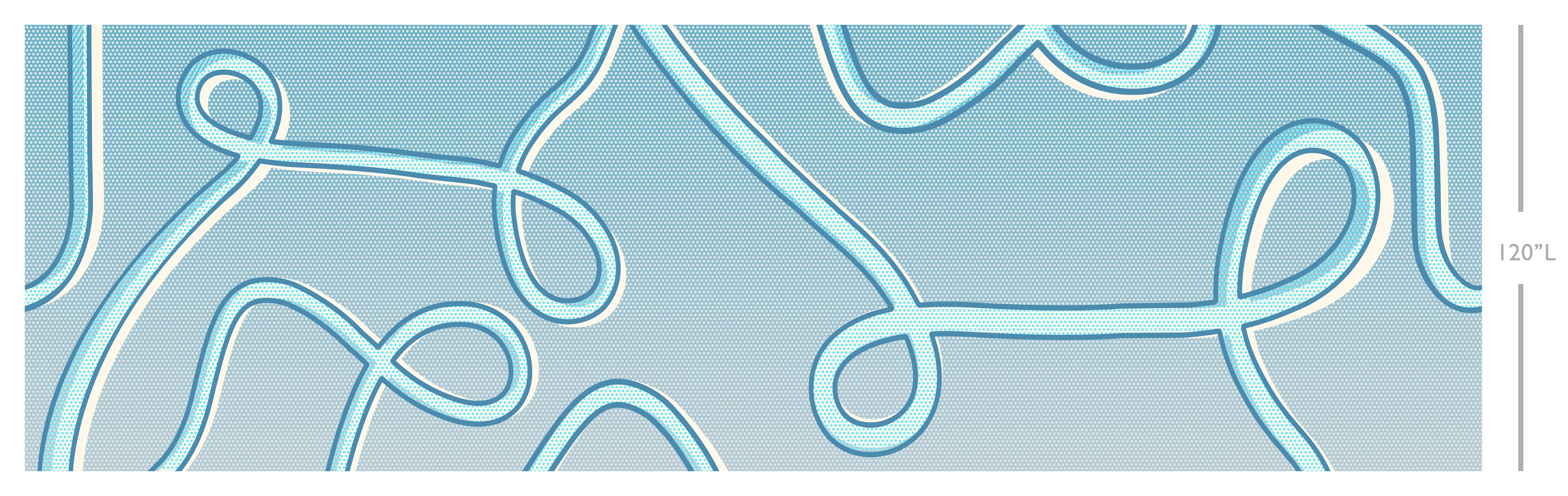 McFly© Mural Wallpaper in Bluebird