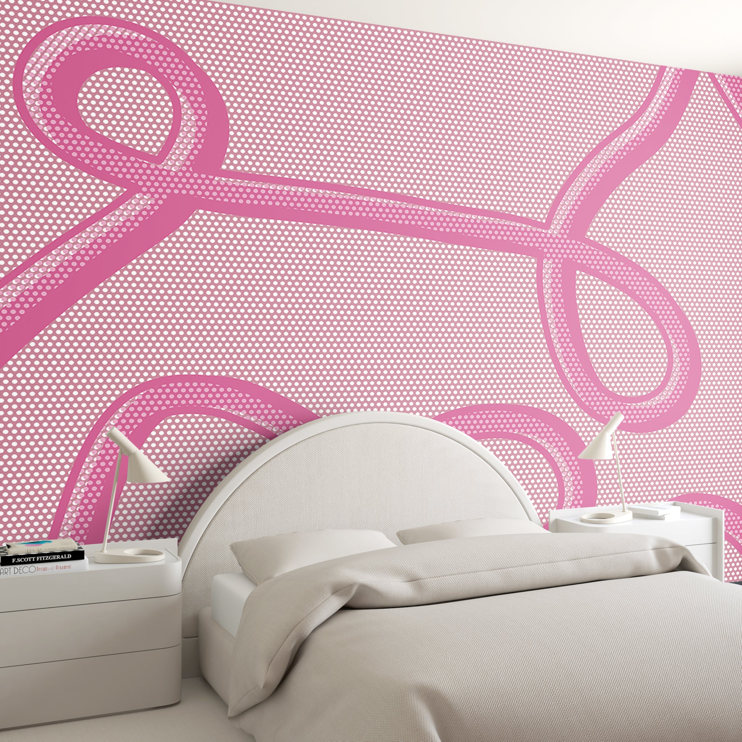 McFly© Mural Wallpaper in Pretty in Pink