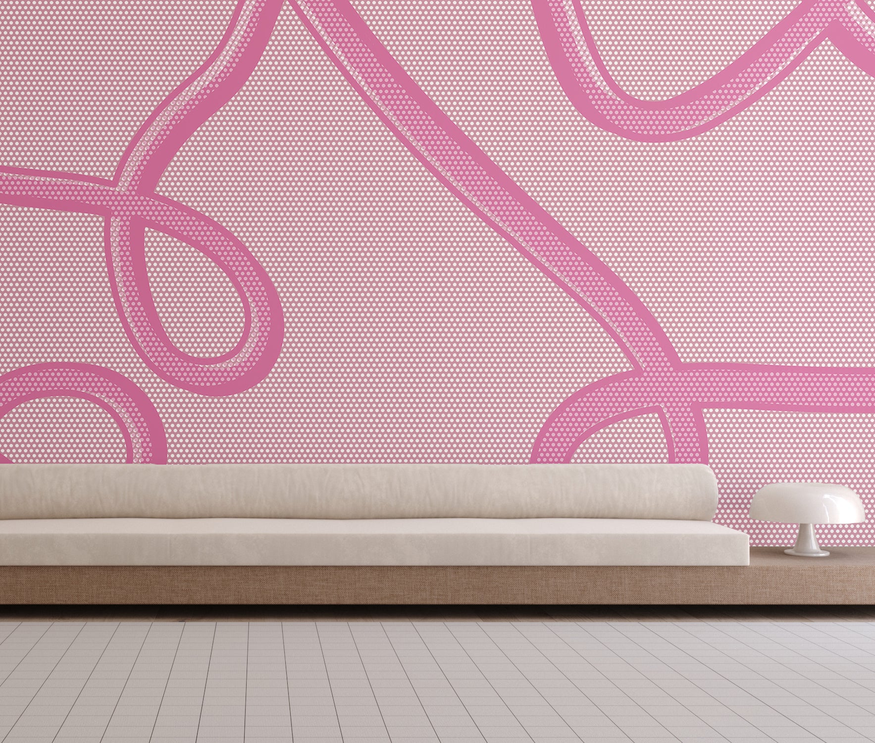 McFly© Mural Wallpaper in Pretty in Pink