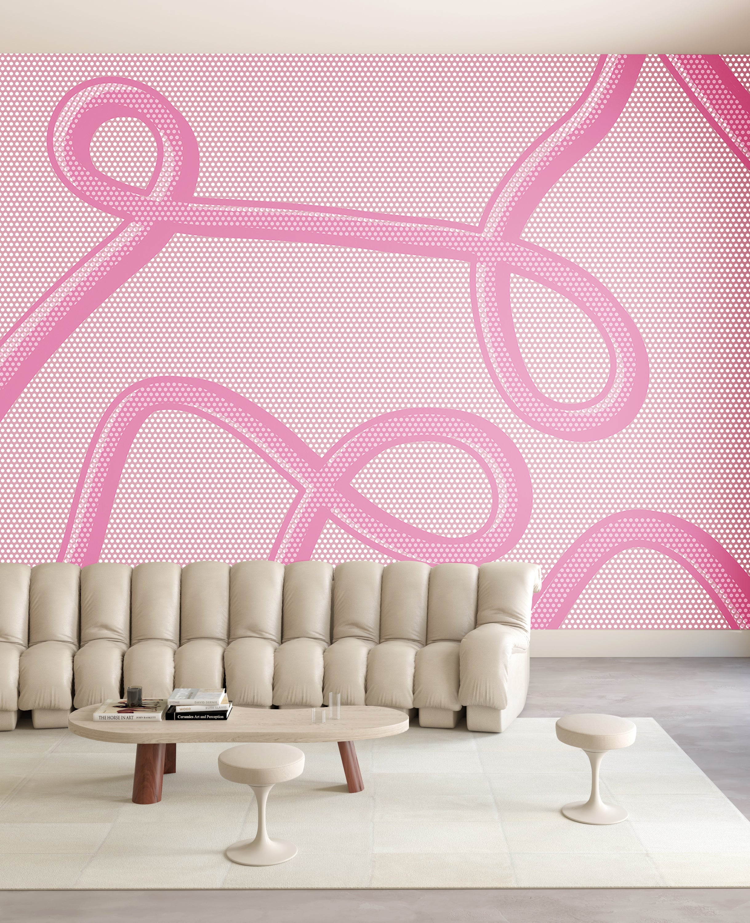 McFly© Mural Wallpaper in Pretty in Pink