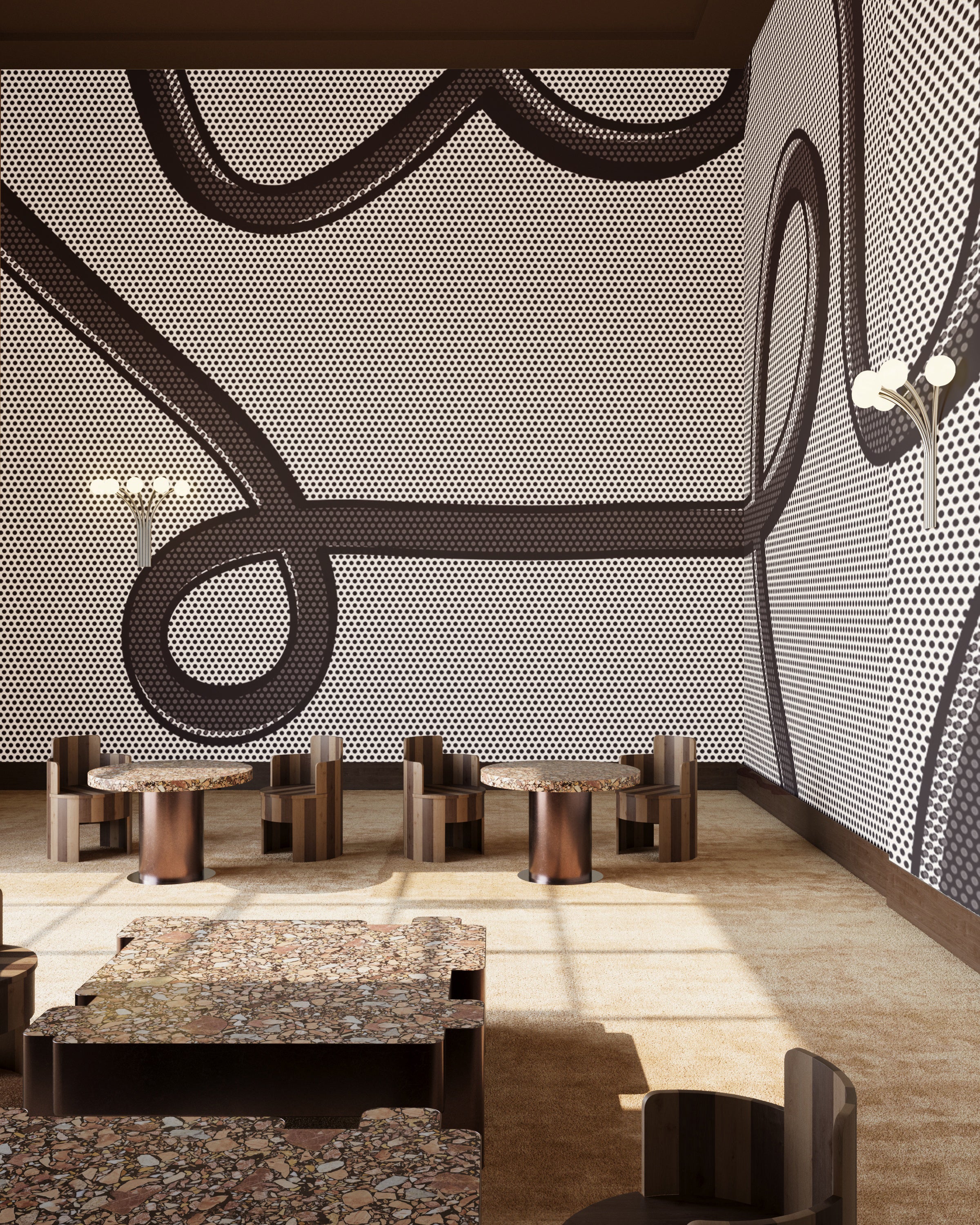 McFly© Mural Wallpaper in Cookies + Cream