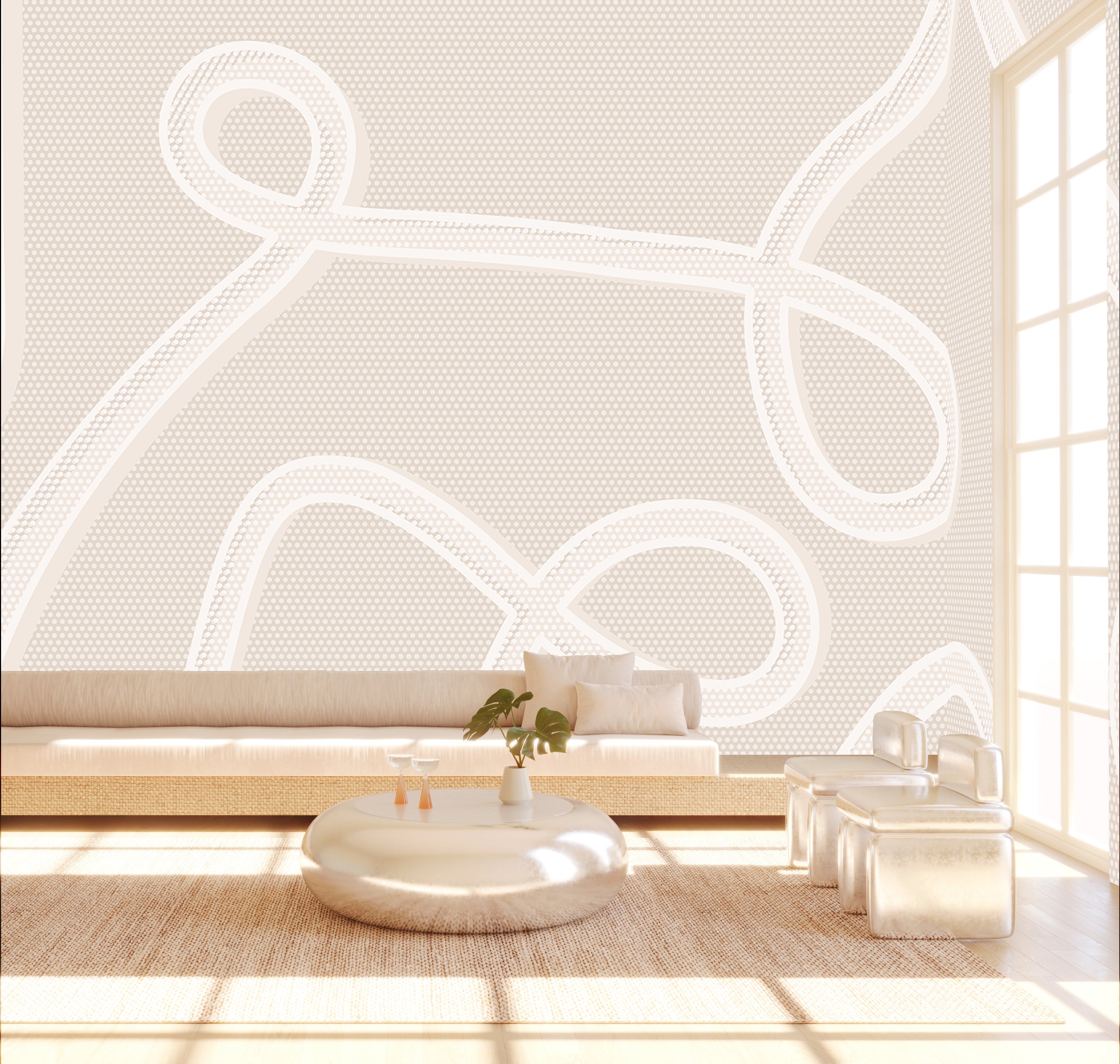 McFly© Mural Wallpaper in Cremé