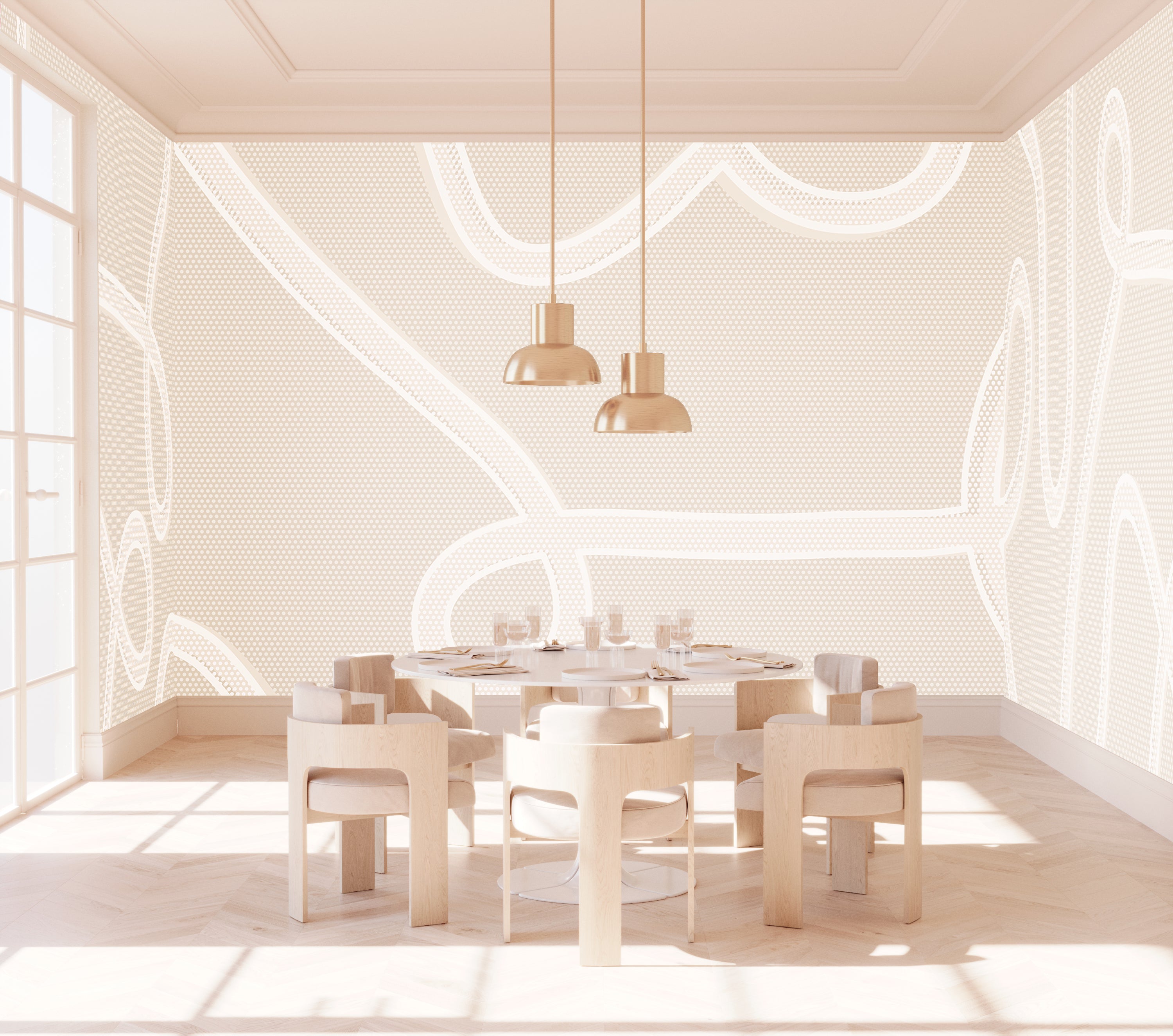 McFly© Mural Wallpaper in Cremé