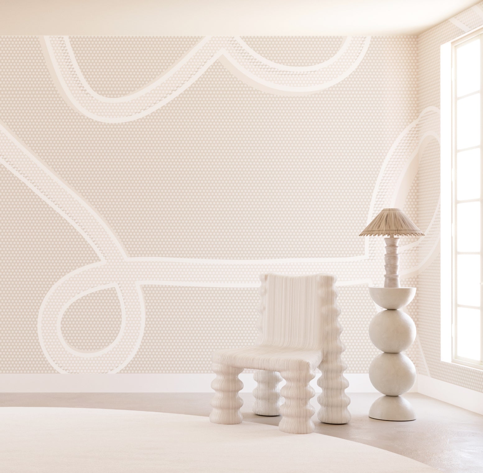 McFly© Mural Wallpaper in Cremé