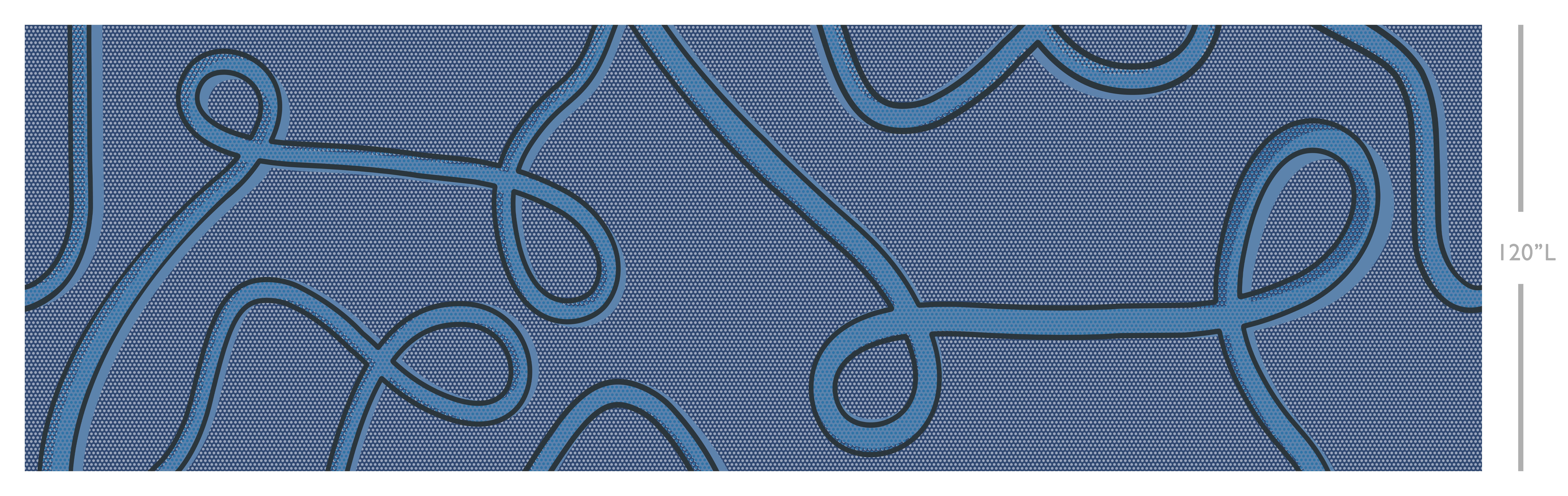 McFly© Mural Wallpaper in Denim