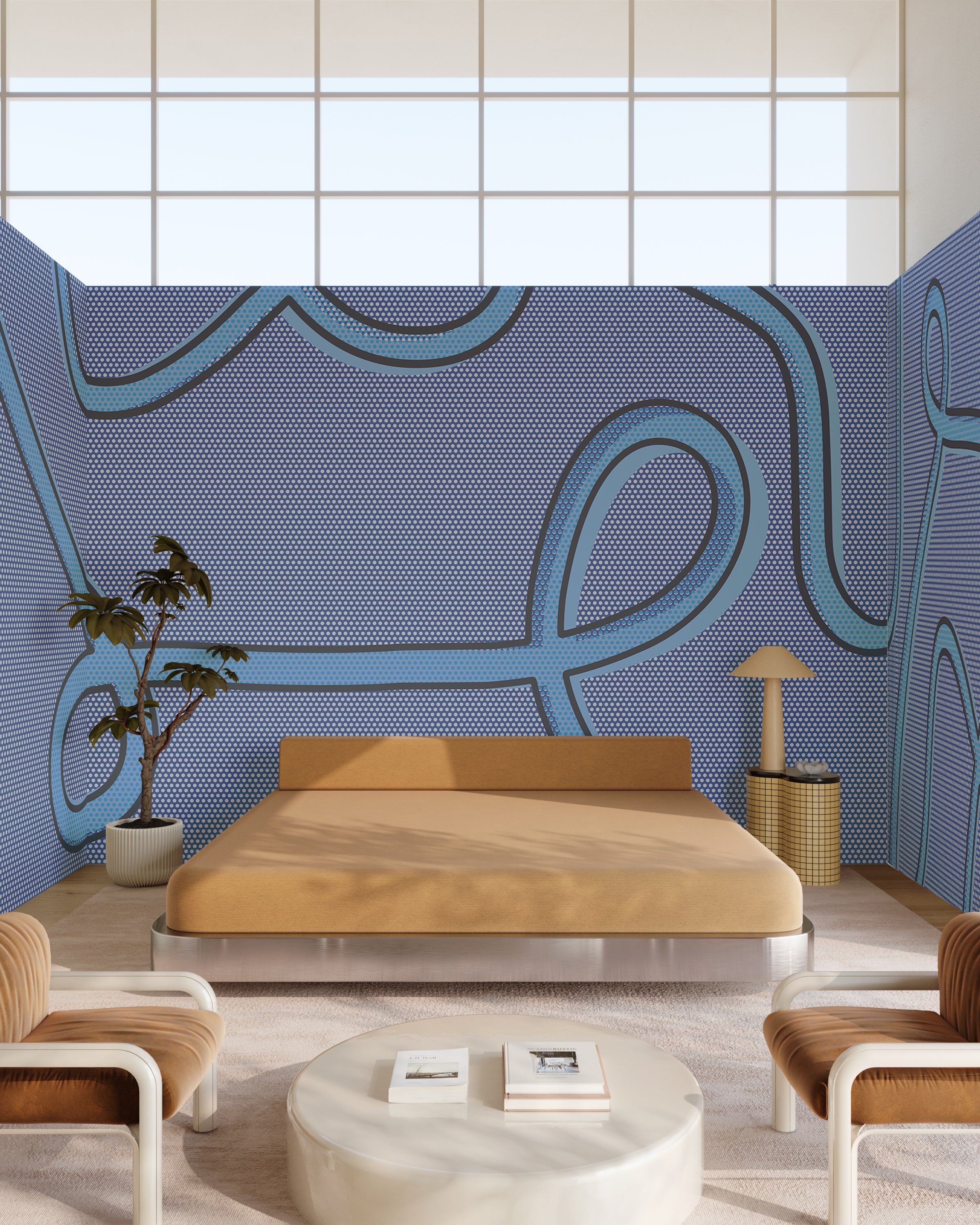 McFly© Mural Wallpaper in Denim