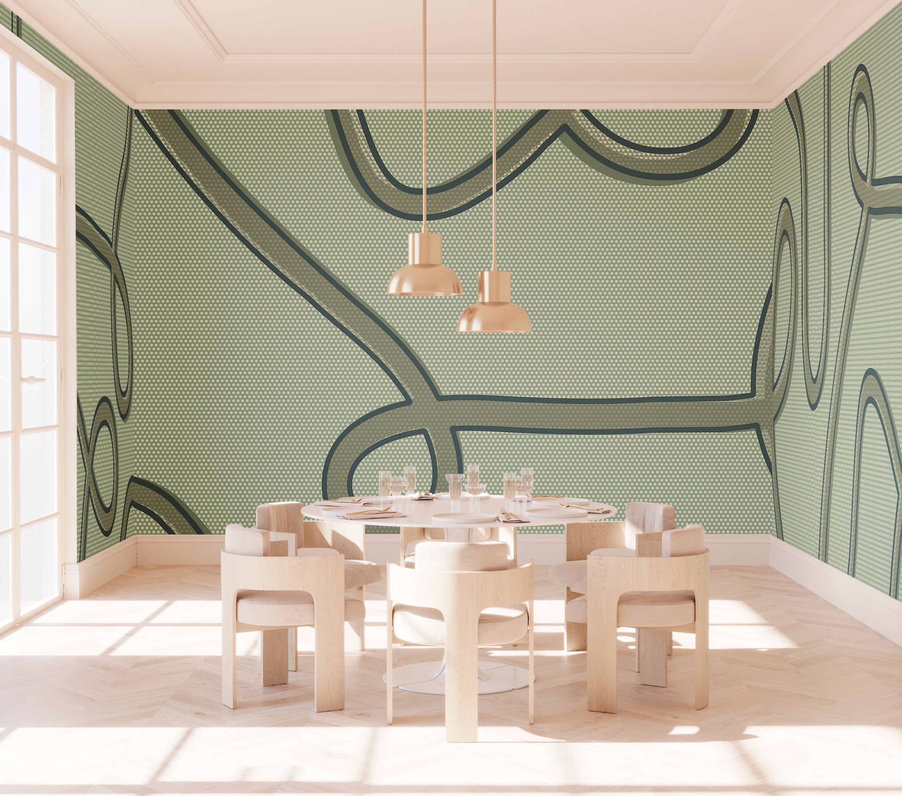 McFly© Mural Wallpaper in Garden