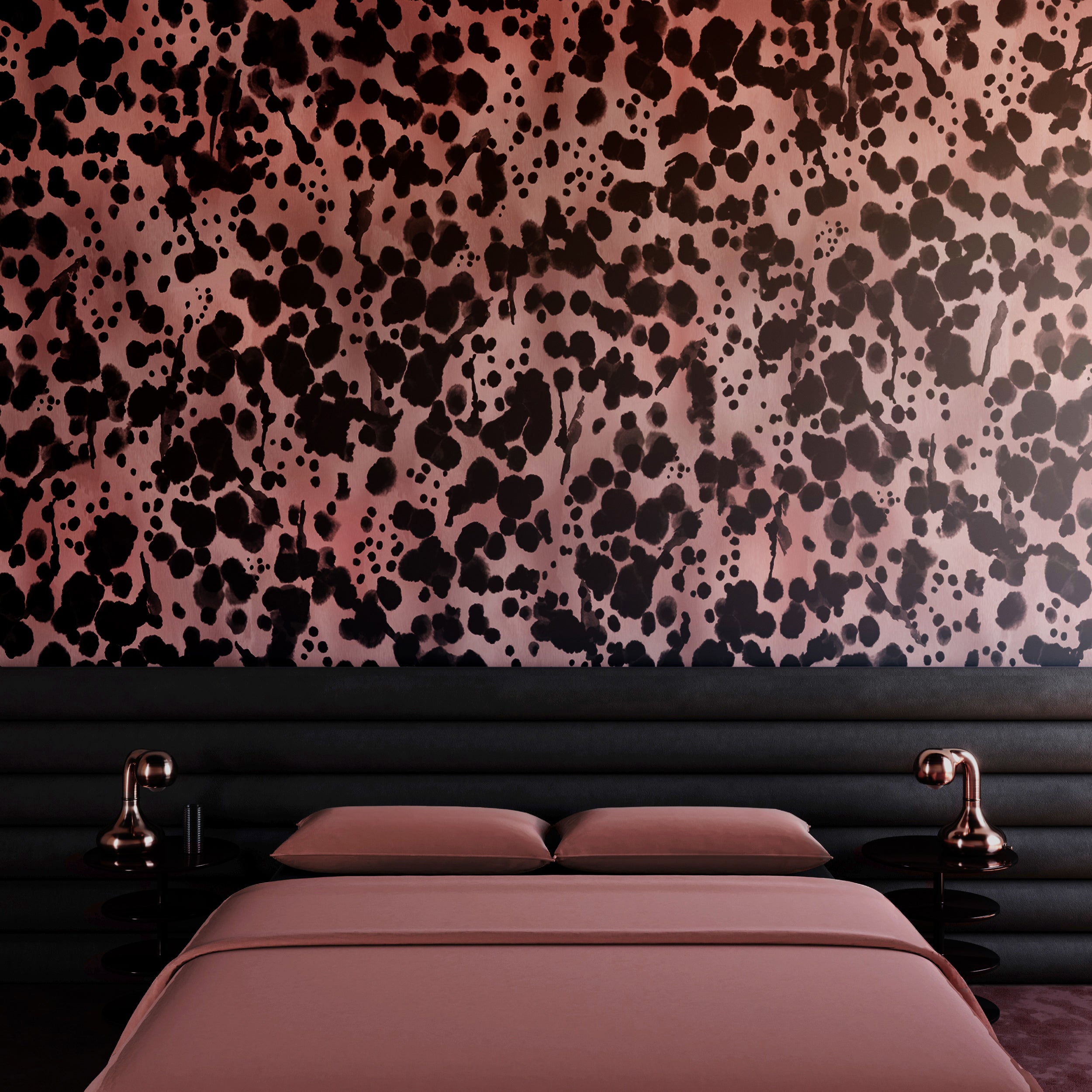Midnight Oil© Wallpaper in Mauve