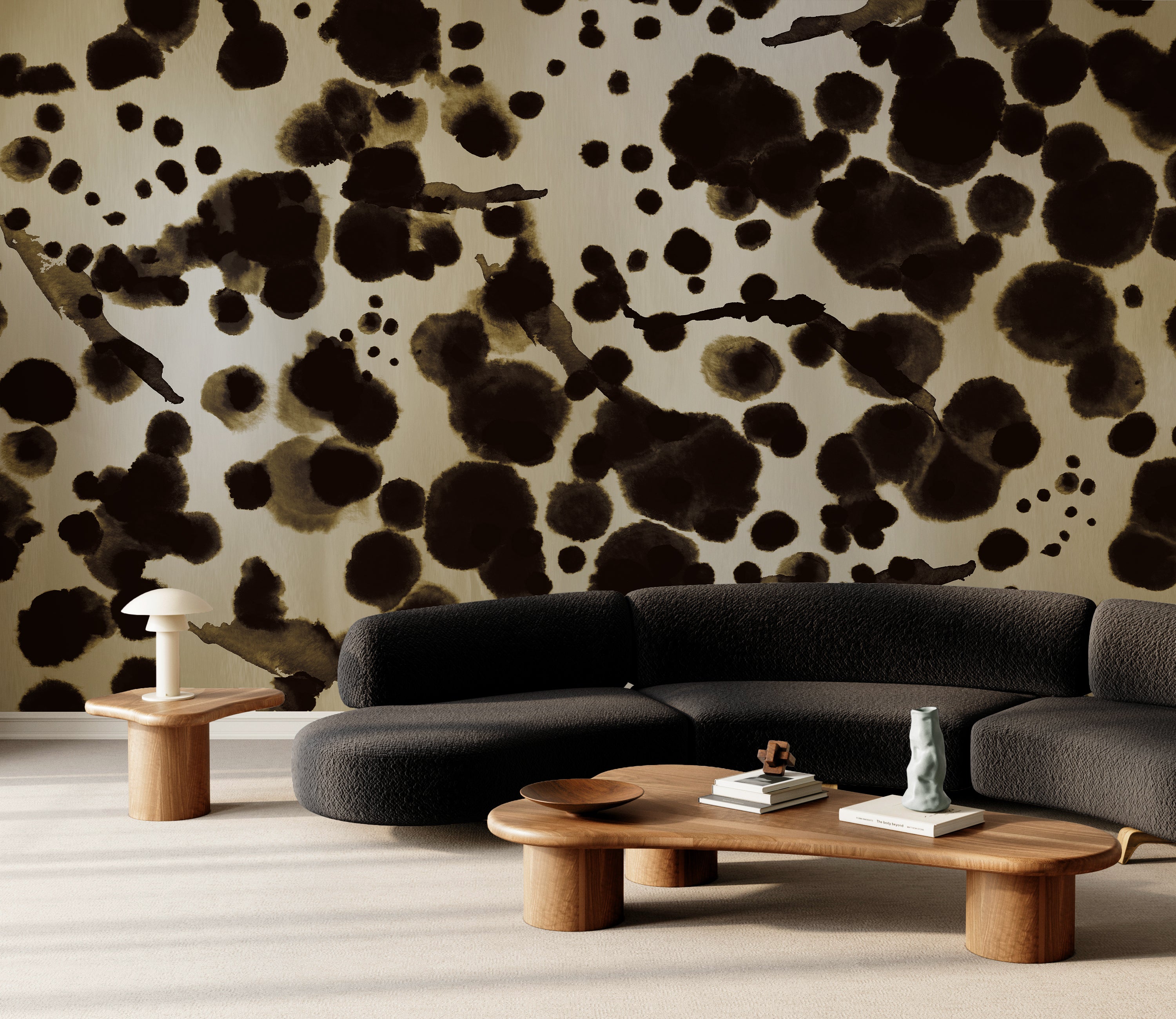 Midnight Oil MURAL© Wallpaper in Moss