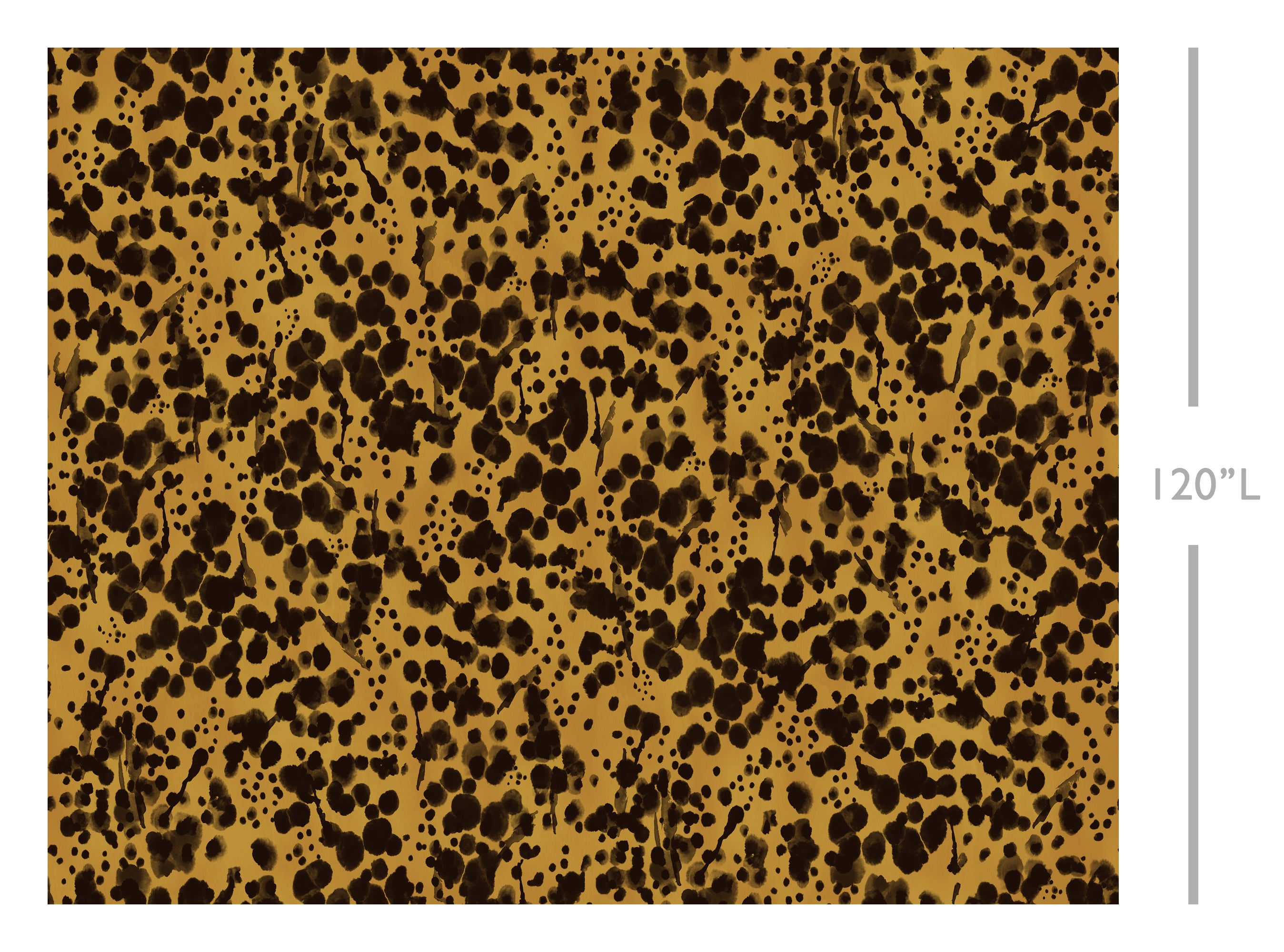 Midnight Oil© Wallpaper in Mustard